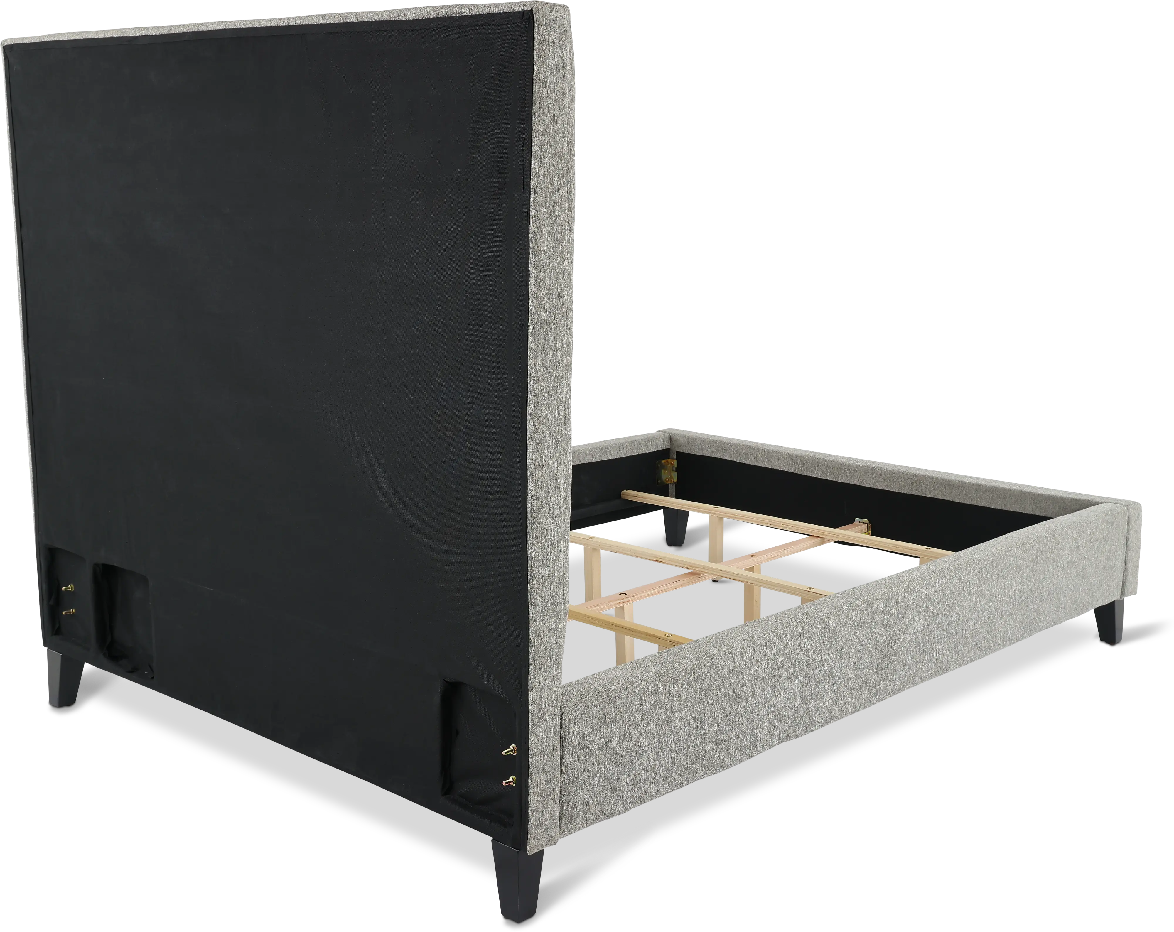 Avery Gray King Upholstered Bed-10