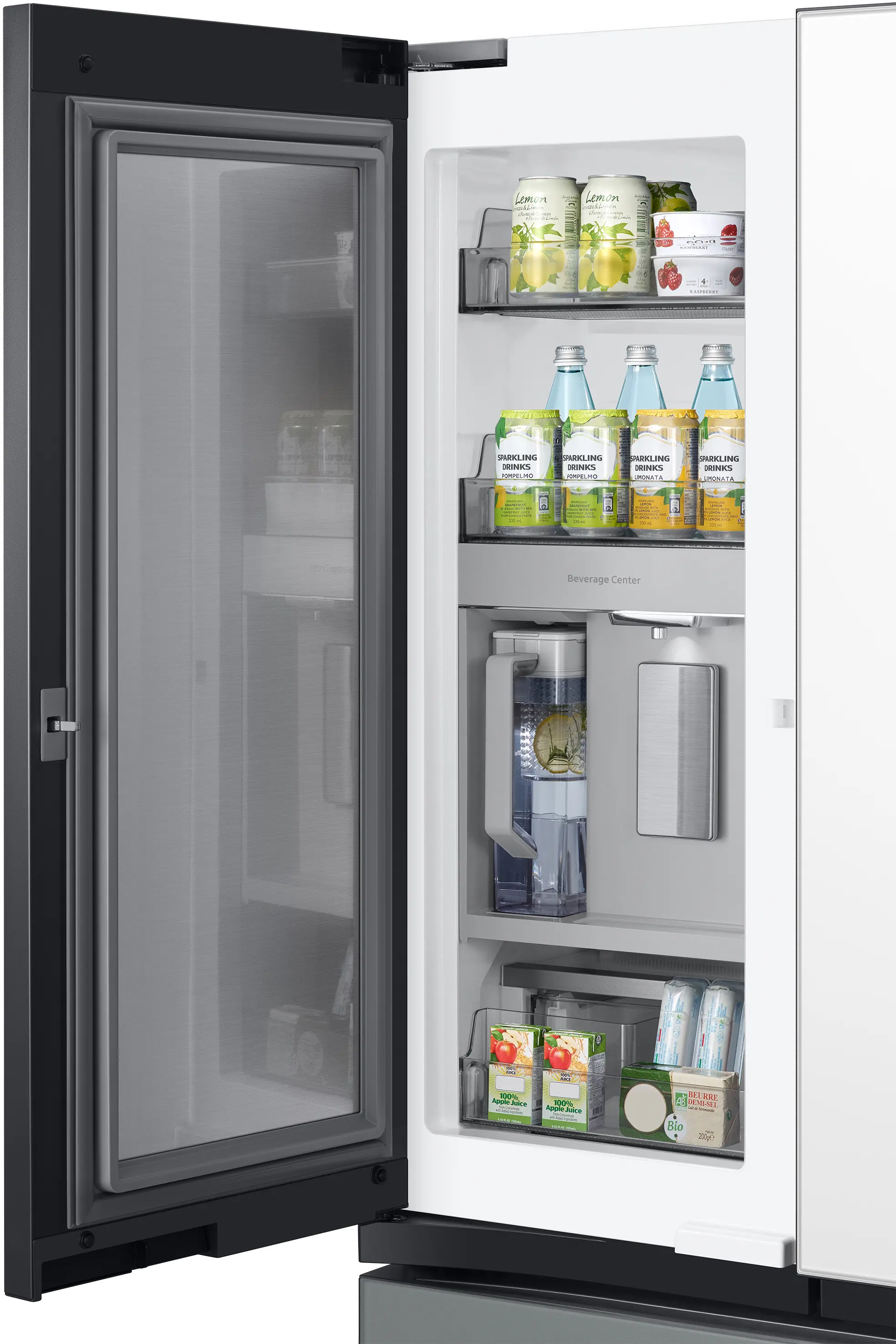 RF30BB69006M Samsung Bespoke 30 cu ft French Door Refrigerator - White/Gray Glass-7