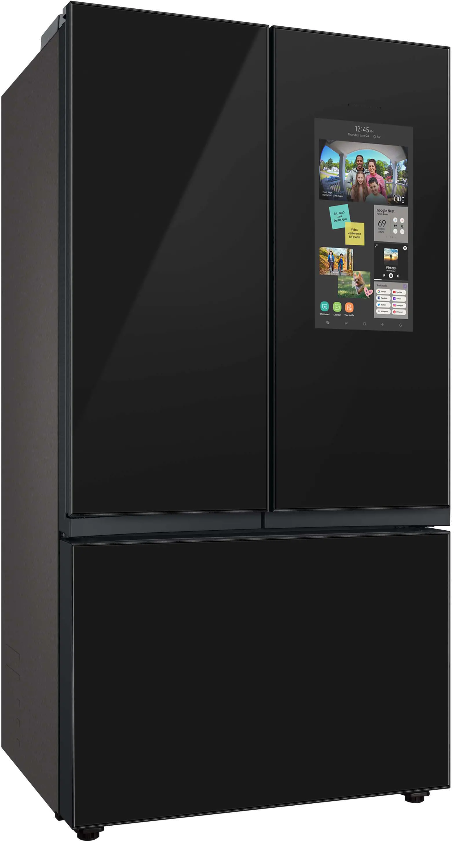 RF24BB6900AC Samsung Bespoke 24 cu ft French Door Refrigerator - Counter Depth Panel Ready-4