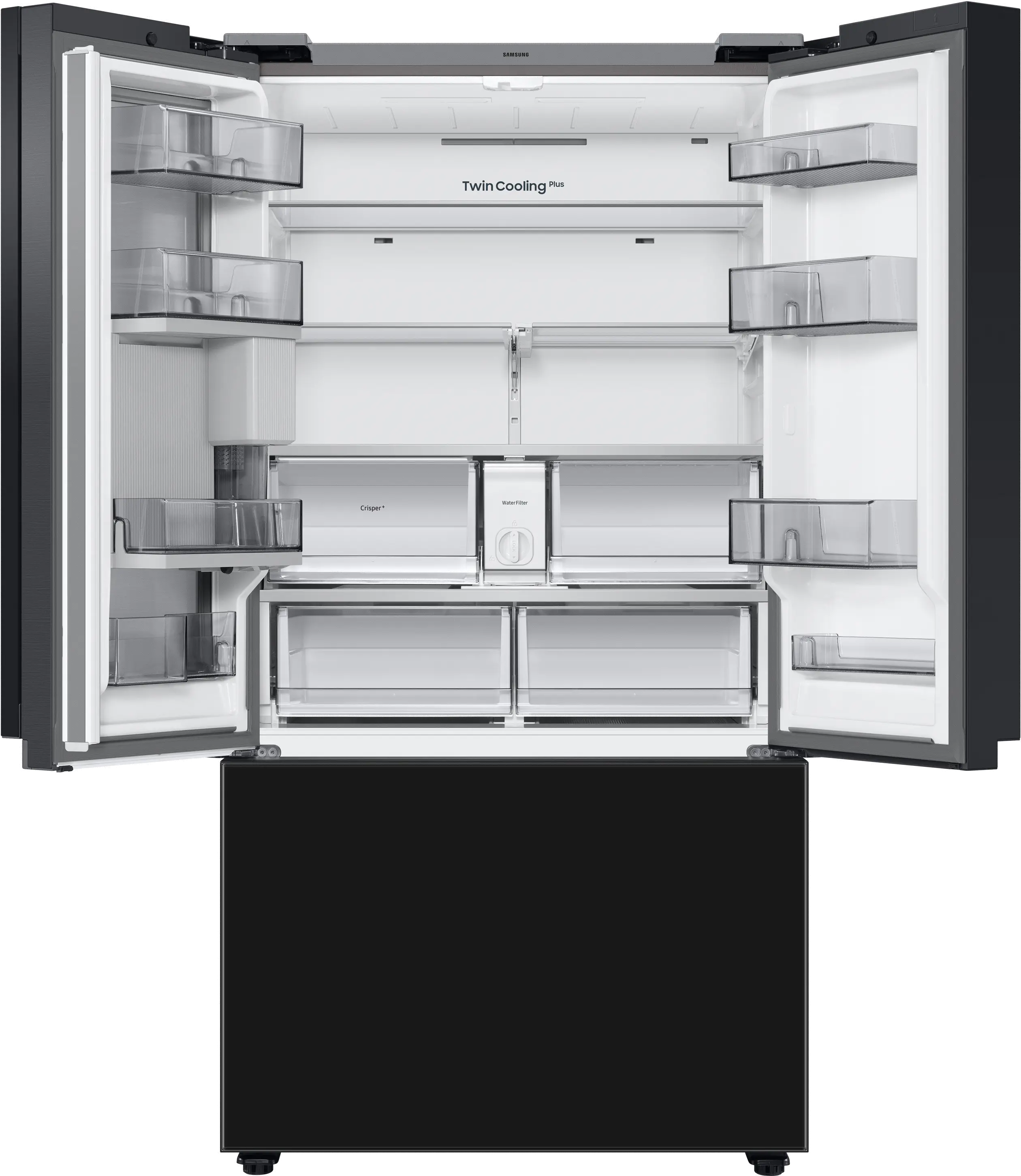 RF24BB6900AC Samsung Bespoke 24 cu ft French Door Refrigerator - Counter Depth Panel Ready-6