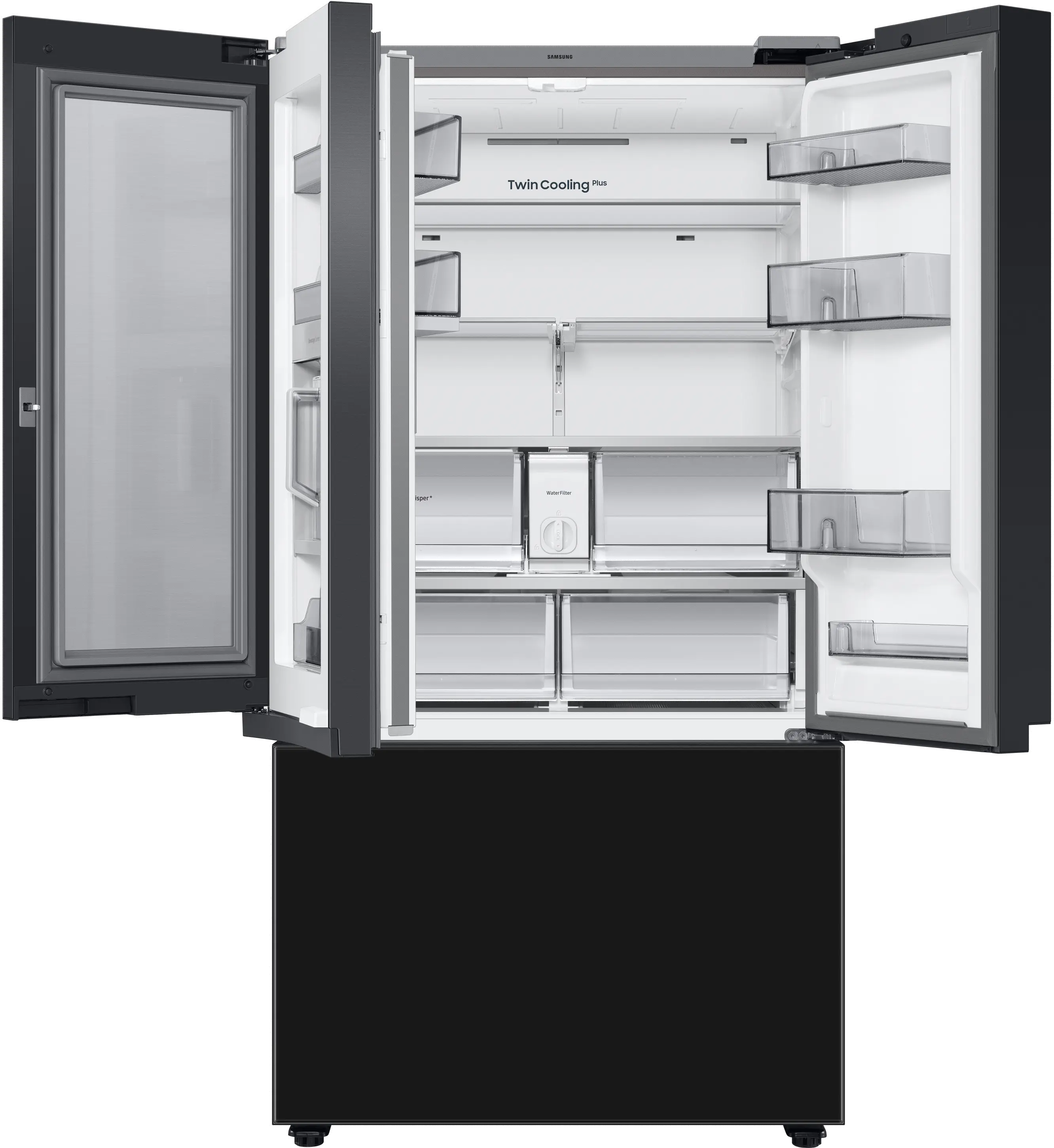 RF24BB6900AC Samsung Bespoke 24 cu ft French Door Refrigerator - Counter Depth Panel Ready-7