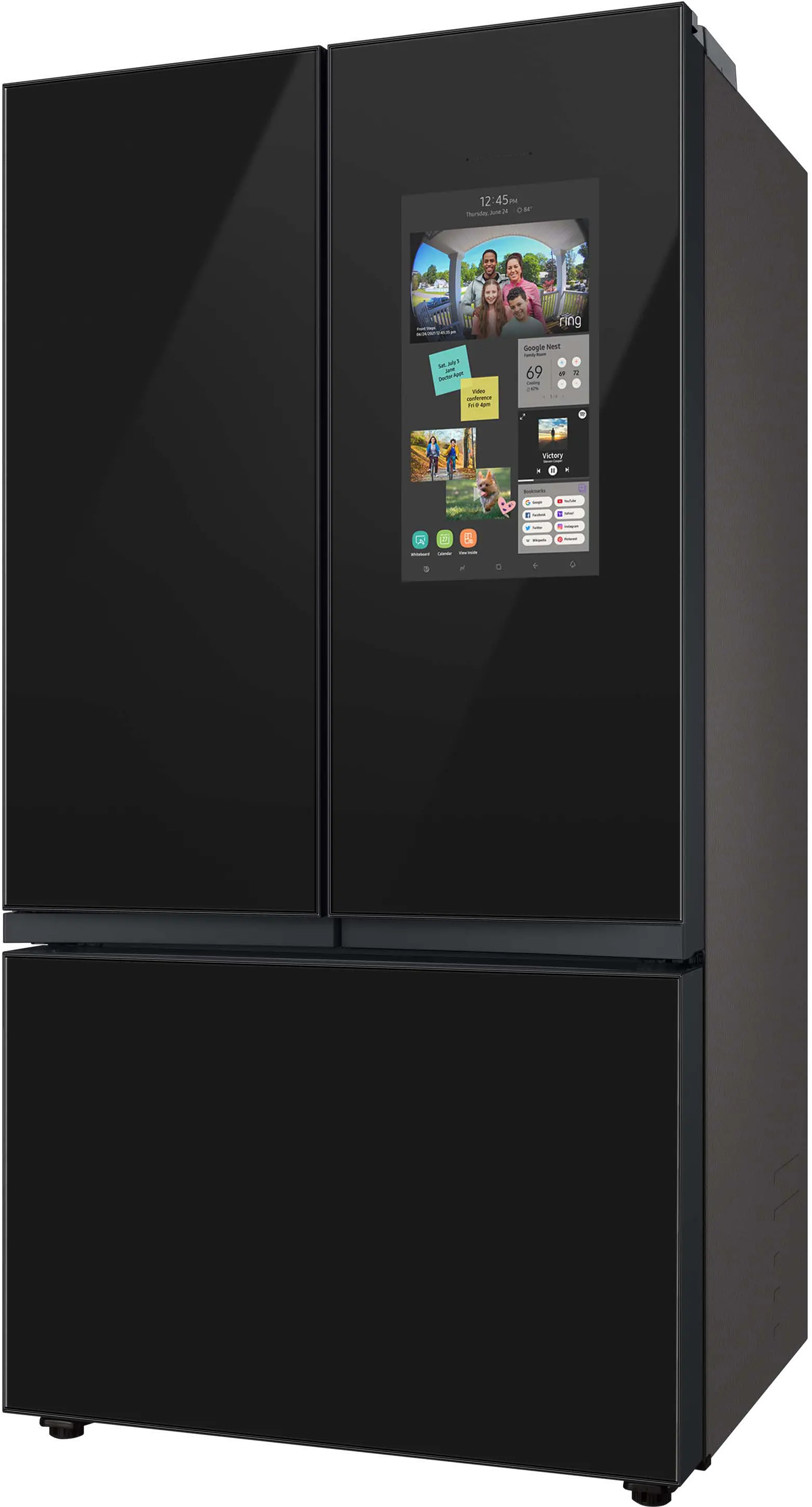 RF24BB6900AC Samsung Bespoke 24 cu ft French Door Refrigerator - Counter Depth Panel Ready-8