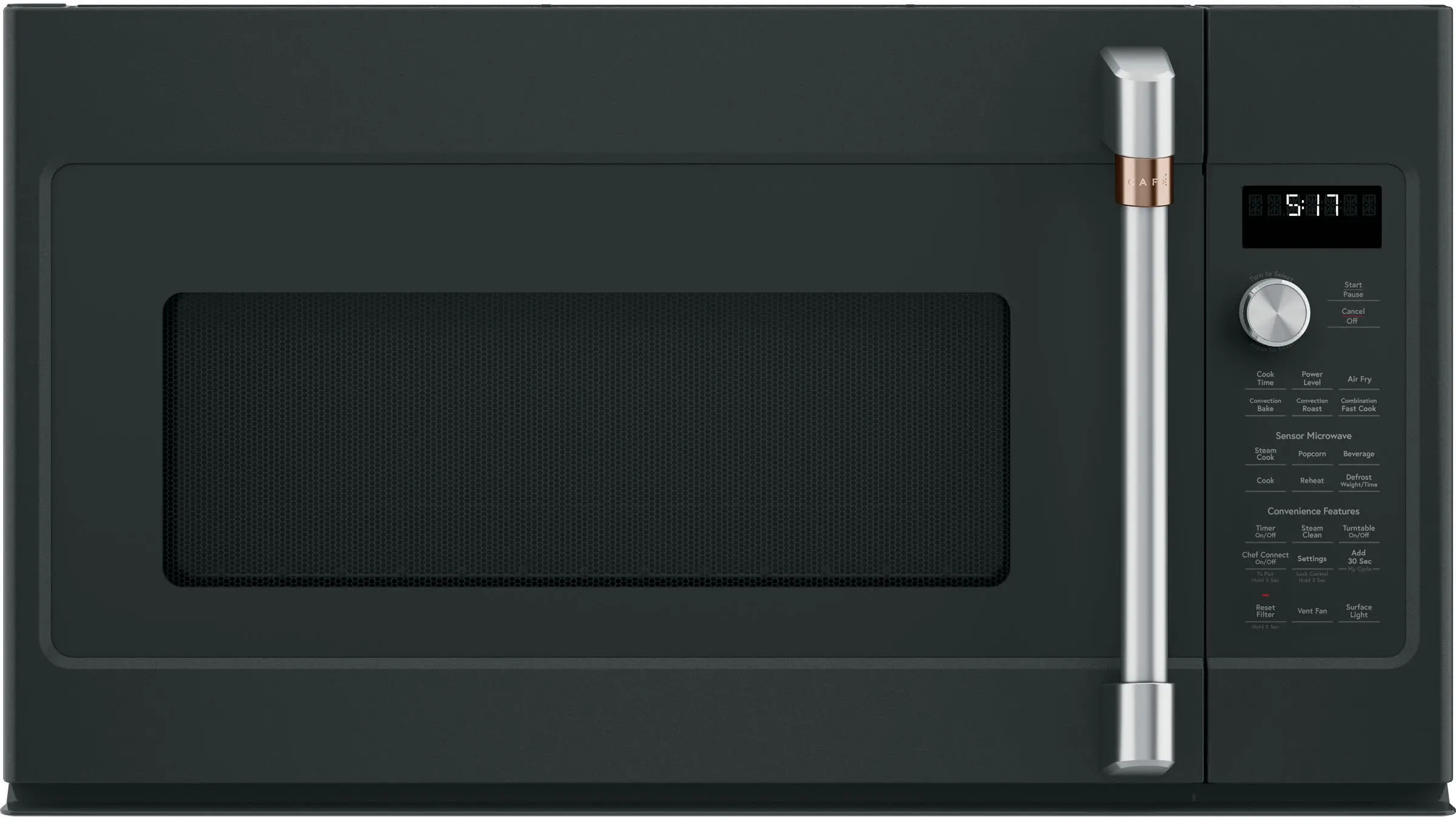 CVM517P3RD1 Cafe 1.7 cu ft Over the Range Microwave - Matte Black-1