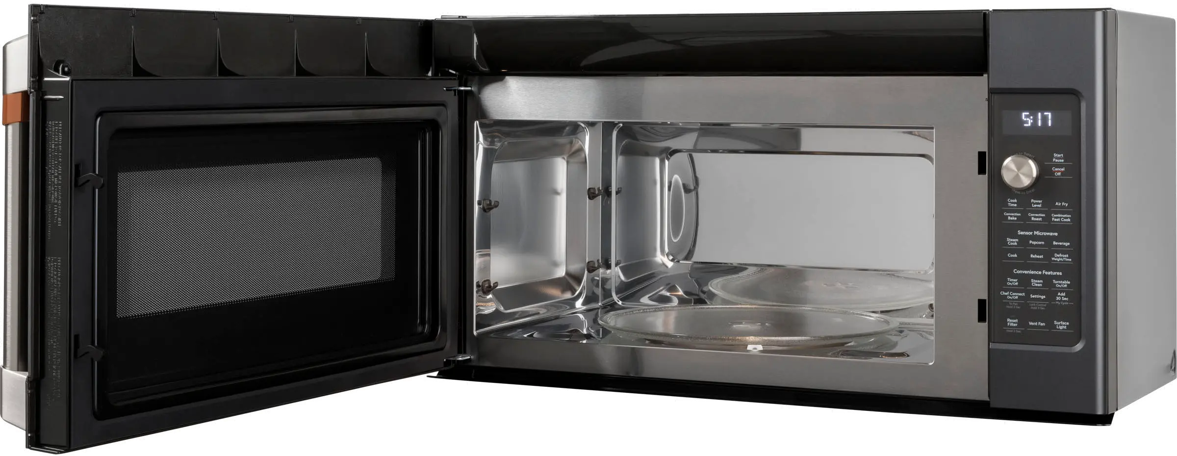 CVM517P3RD1 Cafe 1.7 cu ft Over the Range Microwave - Matte Black-3