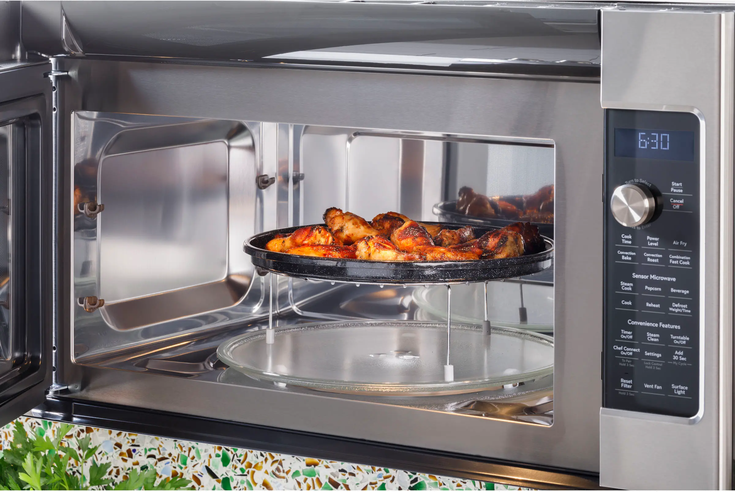 CVM517P4RW2 Cafe 1.7 cu ft Over the Range Microwave - White-5