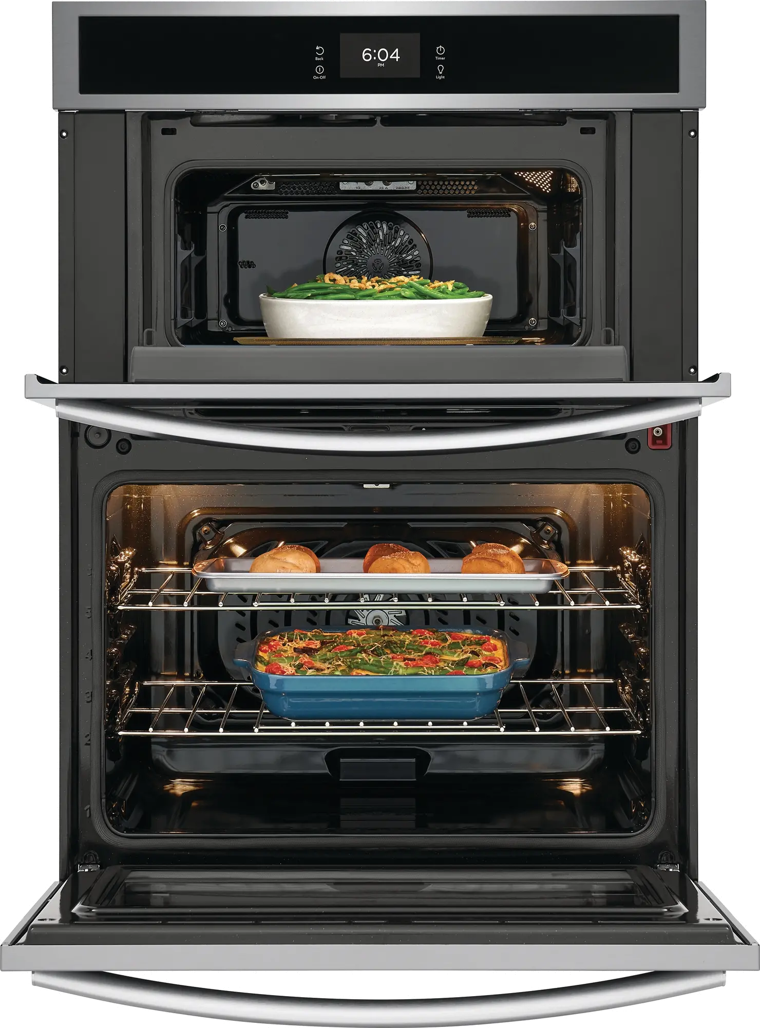 GCWM3067AF Frigidaire Gallery 7 cu ft Combination Wall Oven - Stainless Steel 30 Inch-3