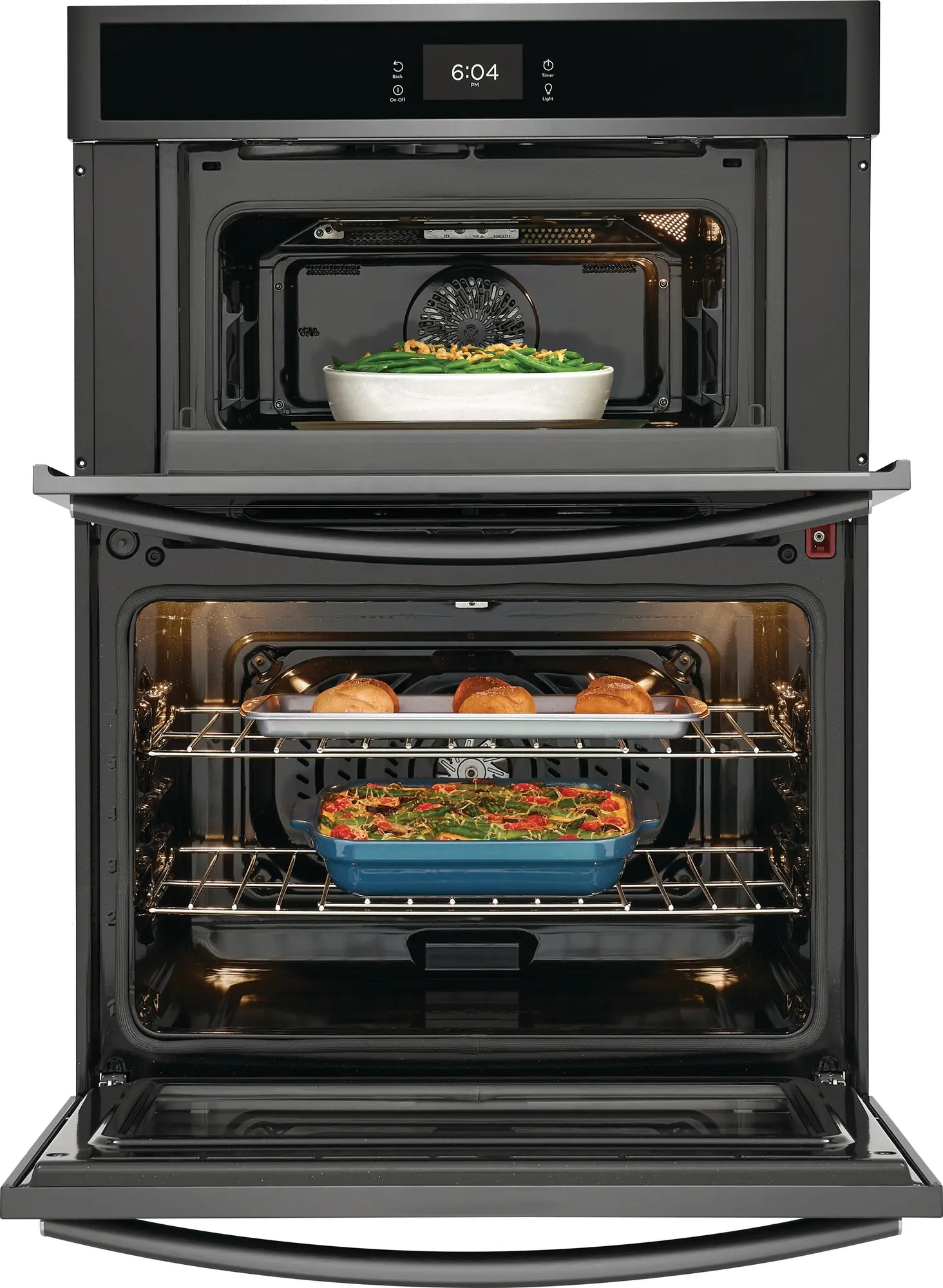 GCWM3067AD Frigidaire Gallery 7 cu ft Combination Wall Oven - Black Stainless Steel 30 Inch-3