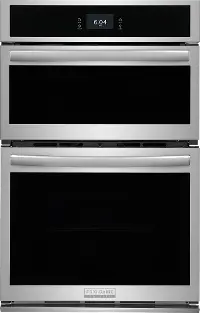 GCWM2767AF Frigidaire Gallery 5.5 cu ft Combination Wall Oven - Stainless Steel 27 Inch