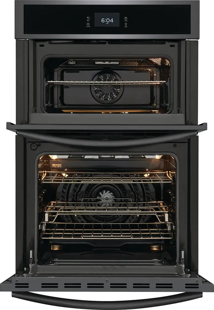 GCWM2767AD Frigidaire 27  Electric Wall Oven/Microwave Combination - Black Stainless Steel-1