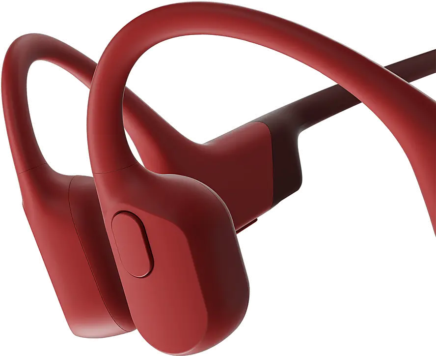 S803-ST-RD-US Shokz OpenRun Bone Conduction Open-Ear Endurance Headphones - Red-3