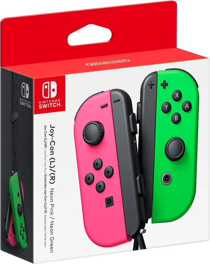 SWI/J-C_PINK/GREEN Nintendo Switch Joy-Con Controller - Pink / Green-2