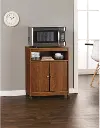 Landry Dark Brown Microwave Cart