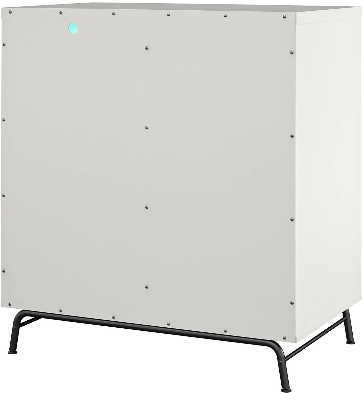 Melbourne White Bar Cabinet-7