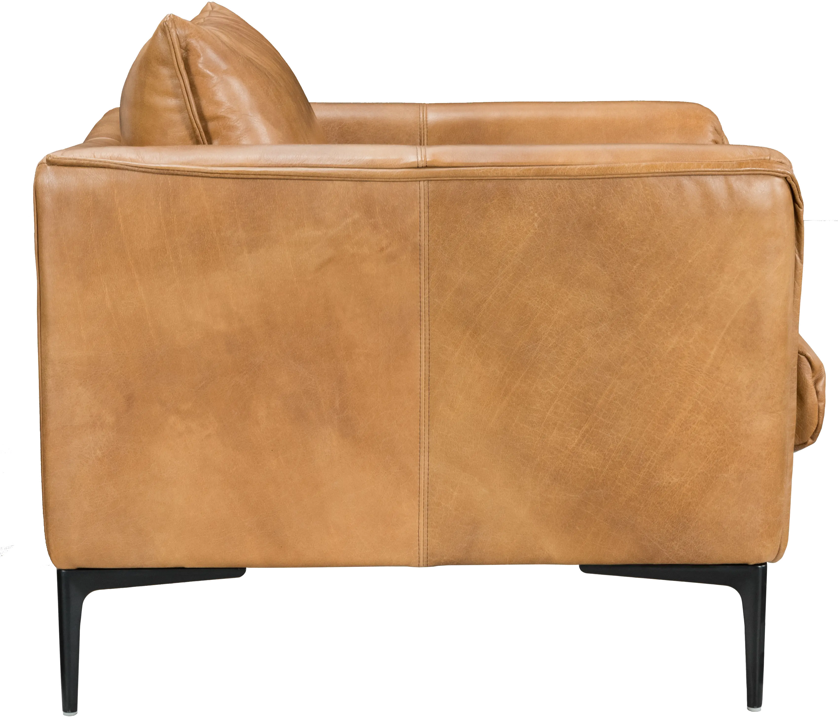 Abigail Saddle Tan Club Chair-4