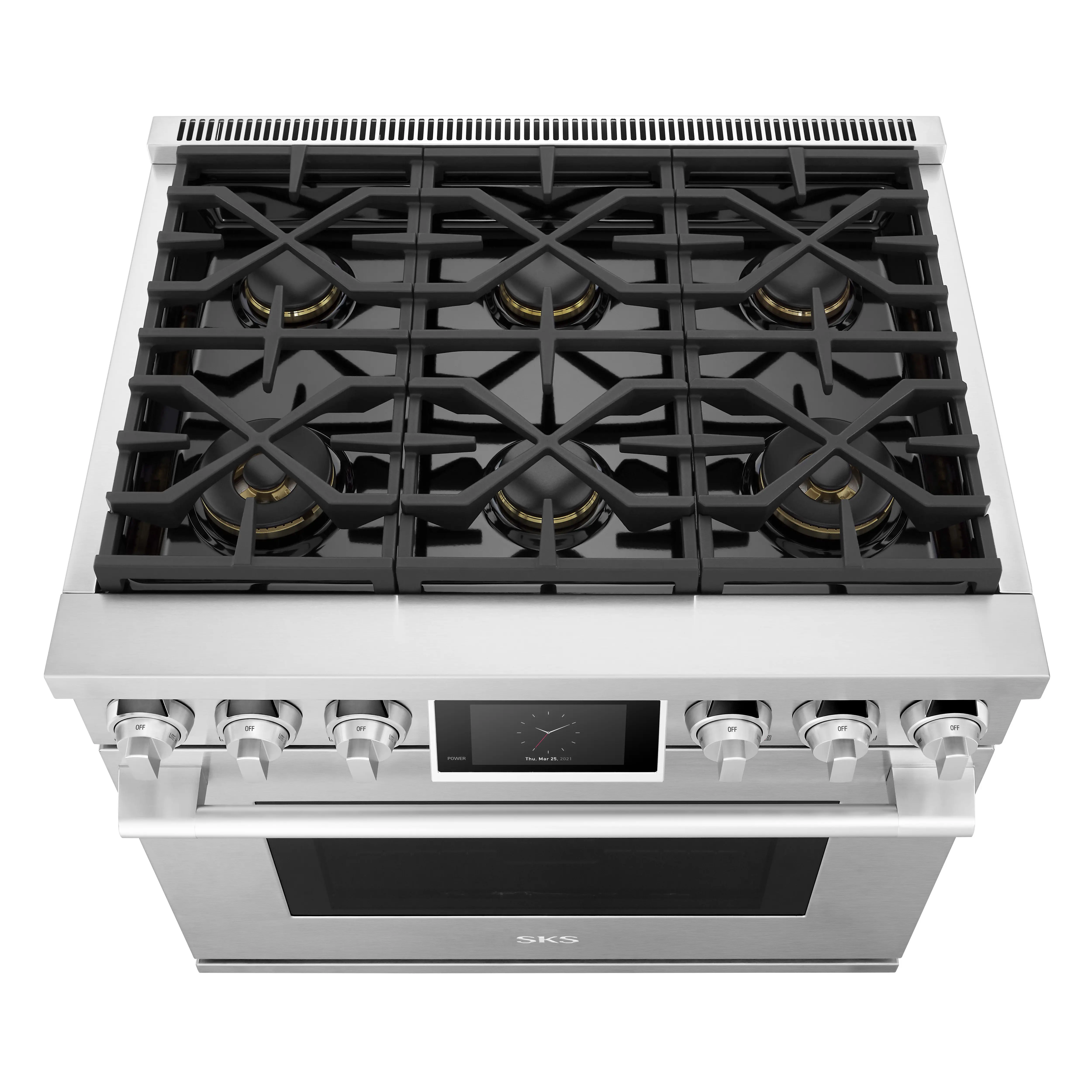 SKSGR360S Signature Kitchen 6.3 cu ft Gas Range - Stainless Steel 36 Inch-10