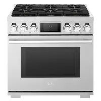 SKSGR360S Signature Kitchen 6.3 cu ft Gas Range - Stainless Steel 36 Inch