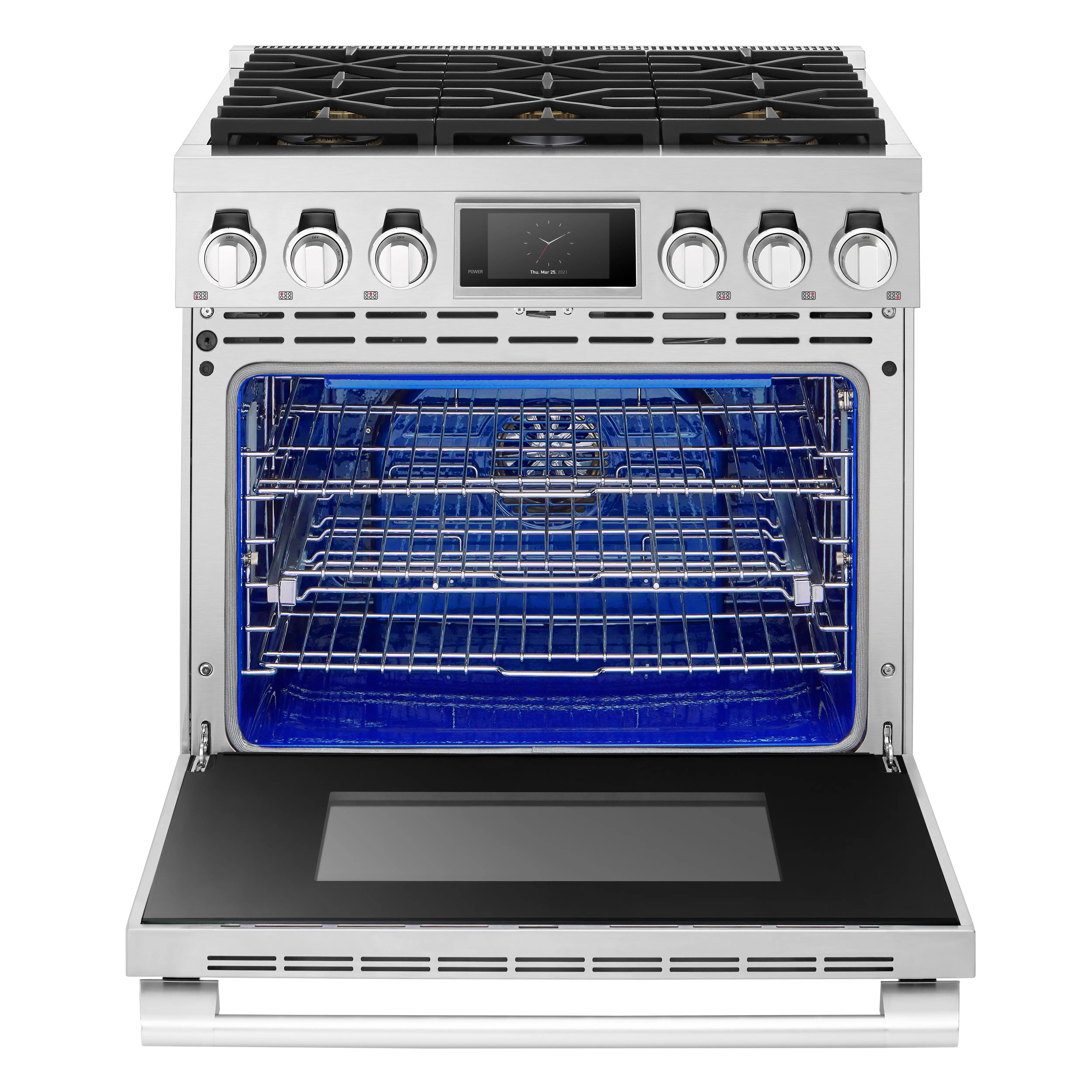 SKSGR360S Signature Kitchen 6.3 cu ft Gas Range - Stainless Steel 36 Inch-5