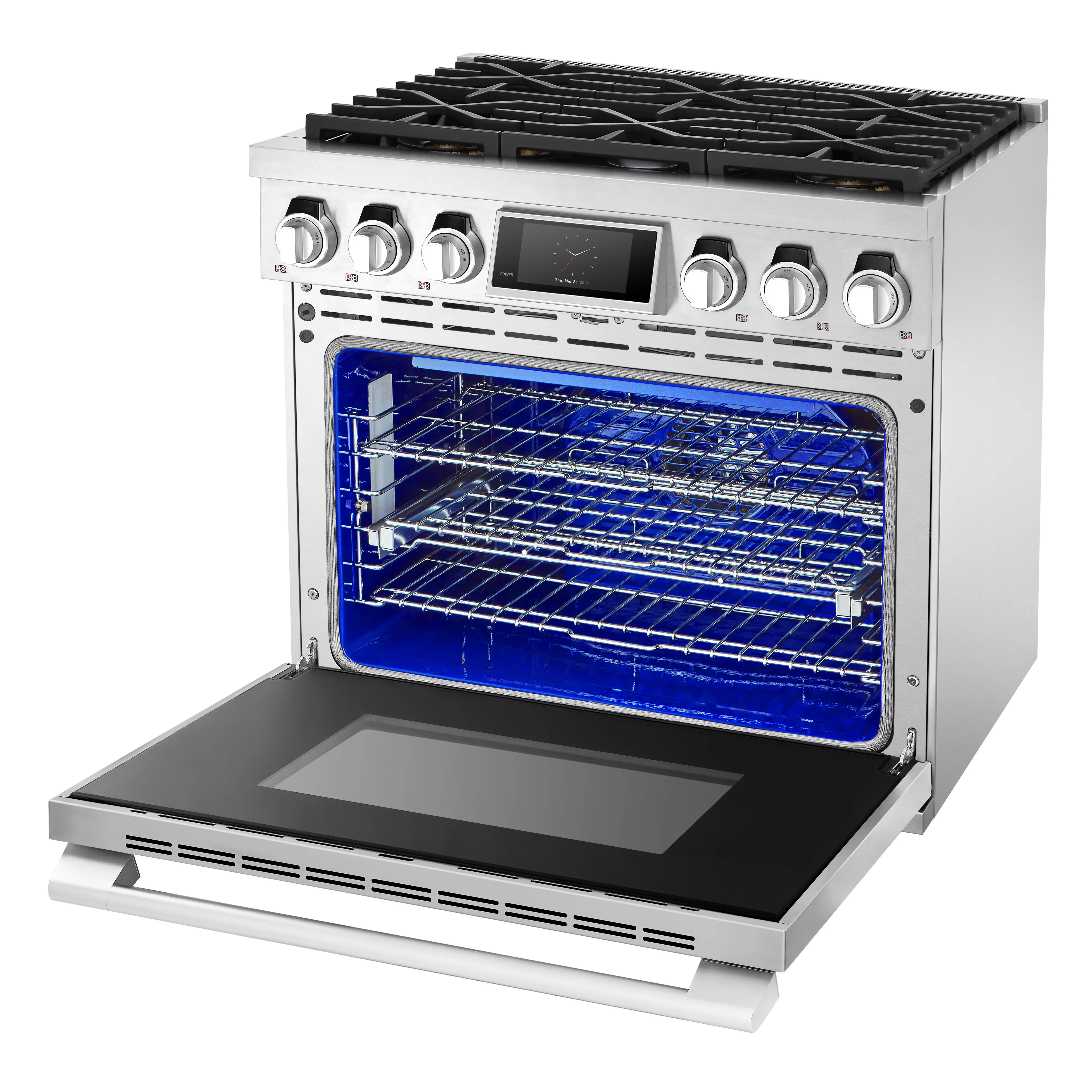 SKSGR360S Signature Kitchen 6.3 cu ft Gas Range - Stainless Steel 36 Inch-7