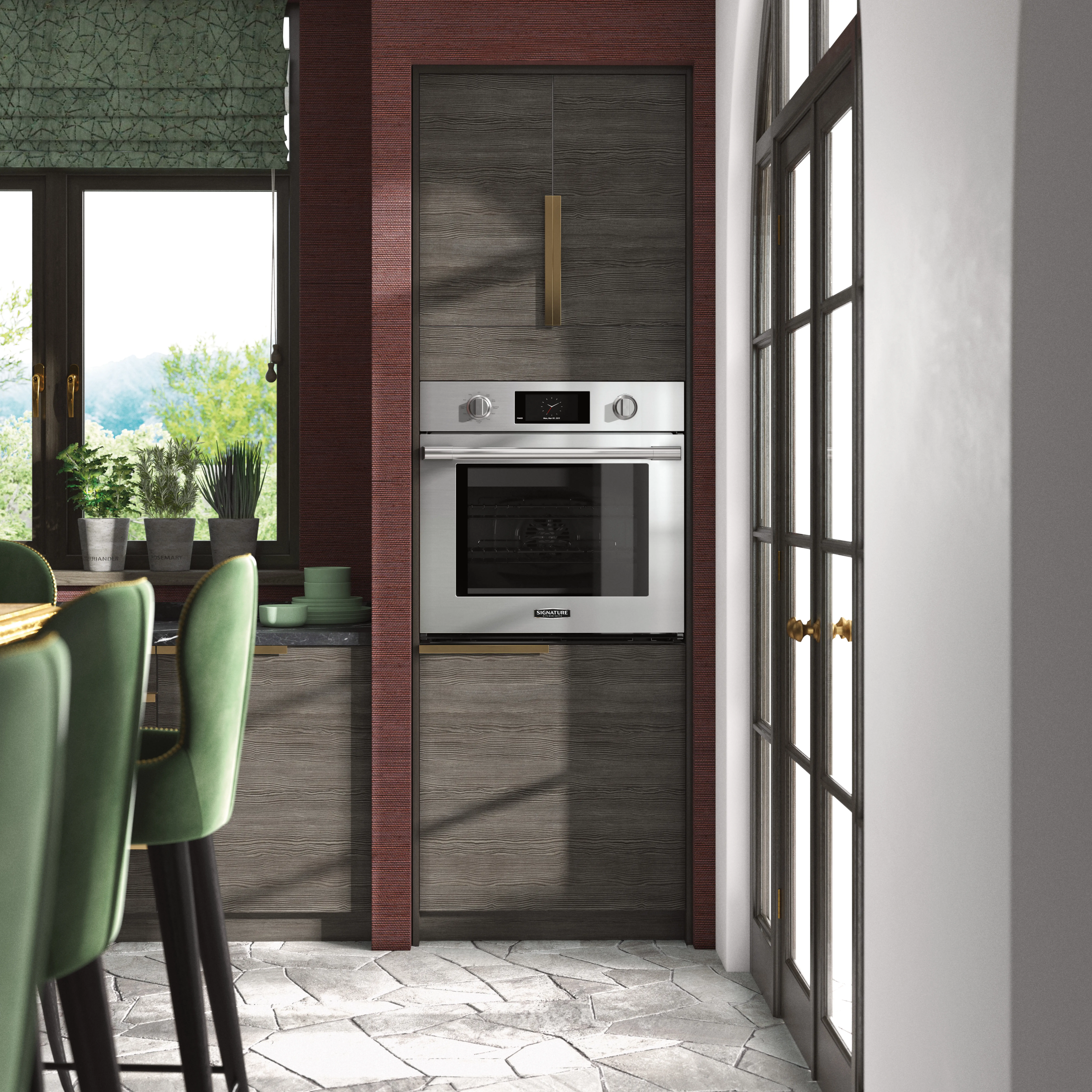 SKSSV3001S SKS 4.7 Cu Ft Single Wall Oven with Steam-Combi - Stainless Steel-2