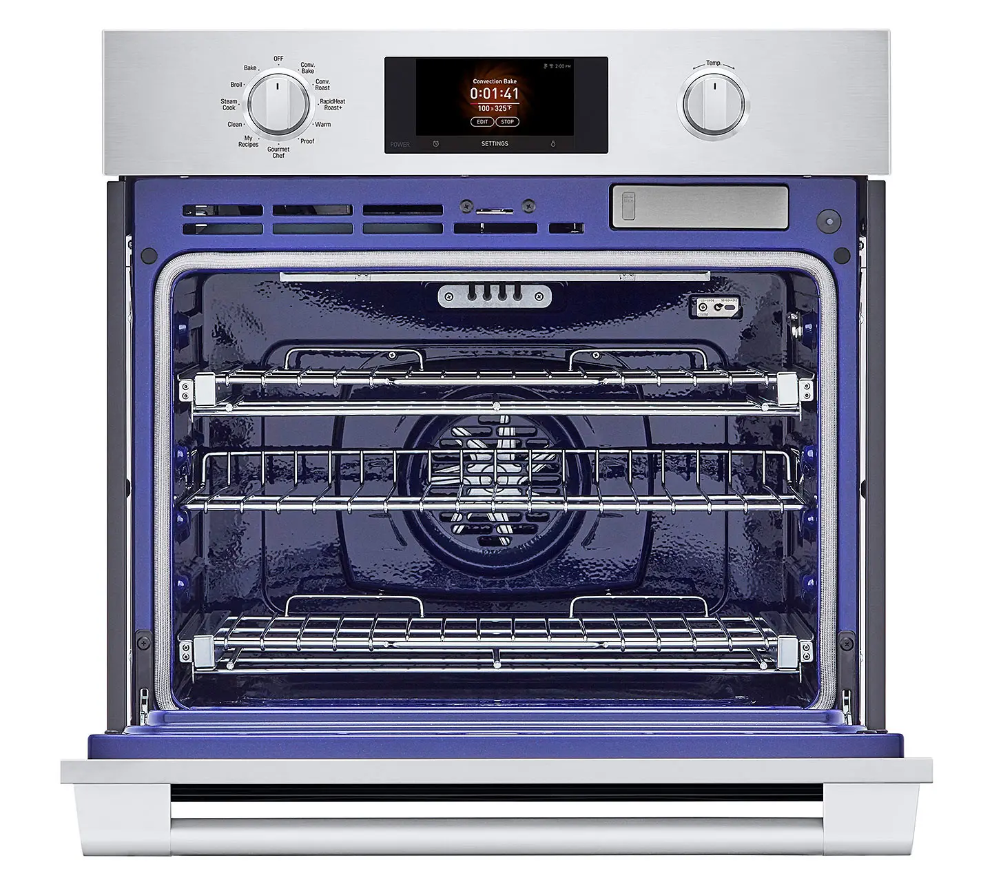 SKSSV3001S SKS 4.7 Cu Ft Single Wall Oven with Steam-Combi - Stainless Steel-3