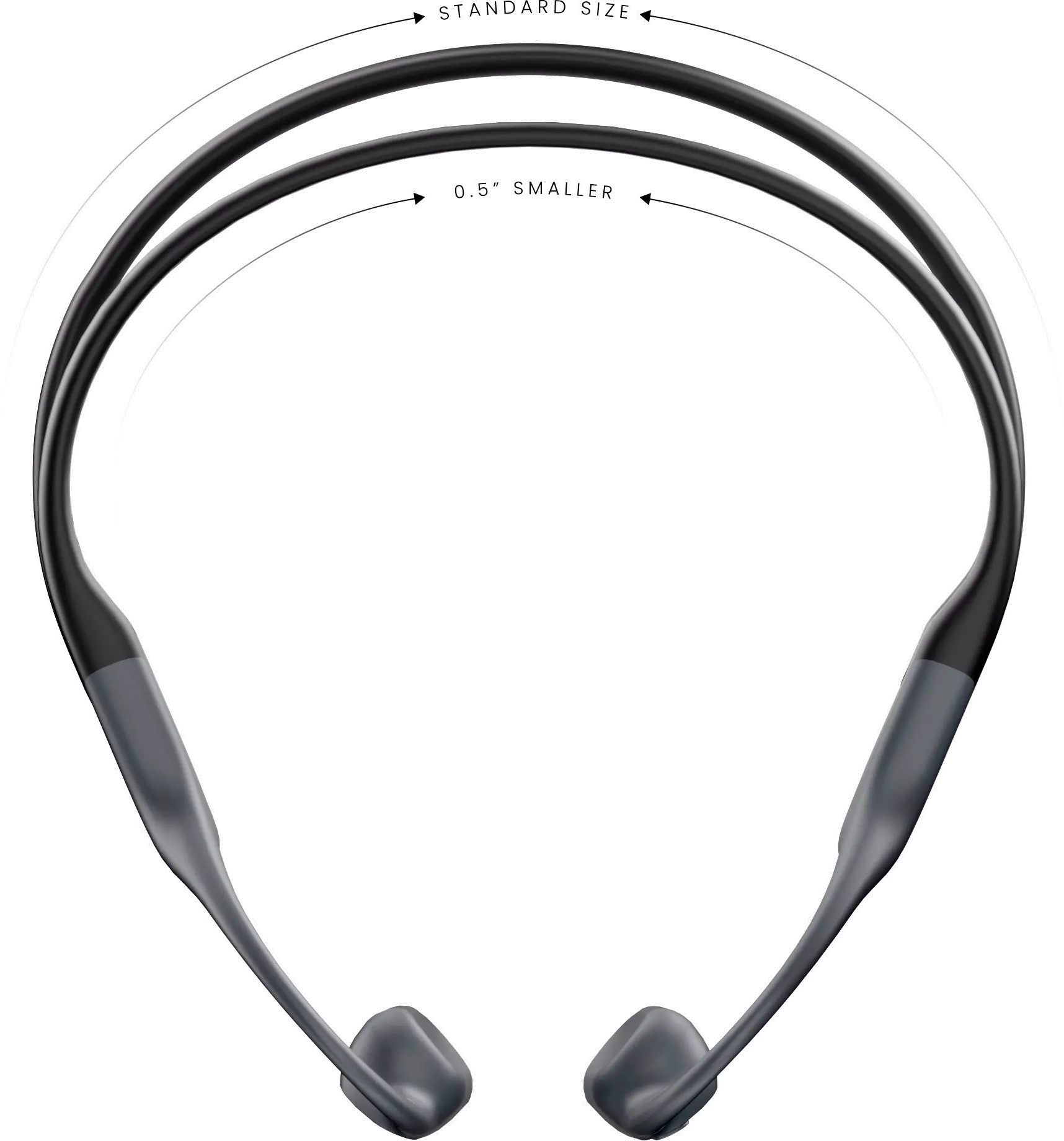 S803-MN-BK-US Shokz OpenRun Mini Bone Conduction Open-Ear Endurance Headphones - Black-6