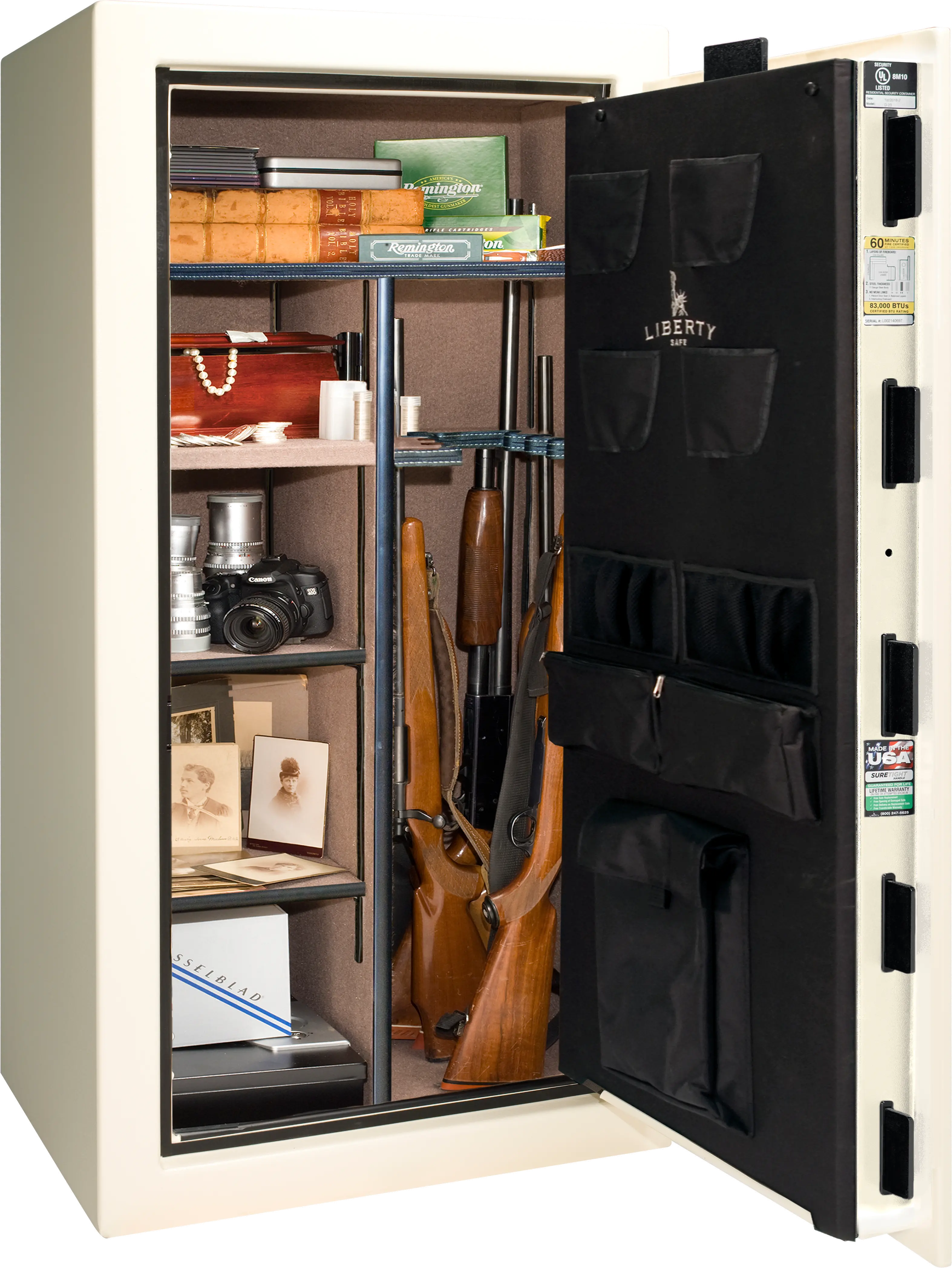 Liberty White Patriot 30 Gun Safe-2