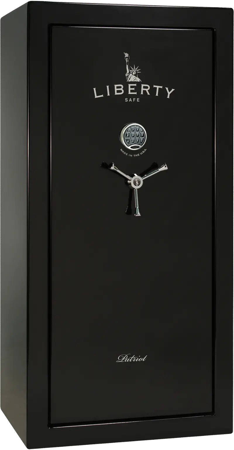 Liberty Black Gloss Patriot 30 Gun Safe