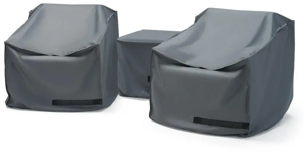 Deco Club Chairs and Side Table Patio Set Furniture Covers-1