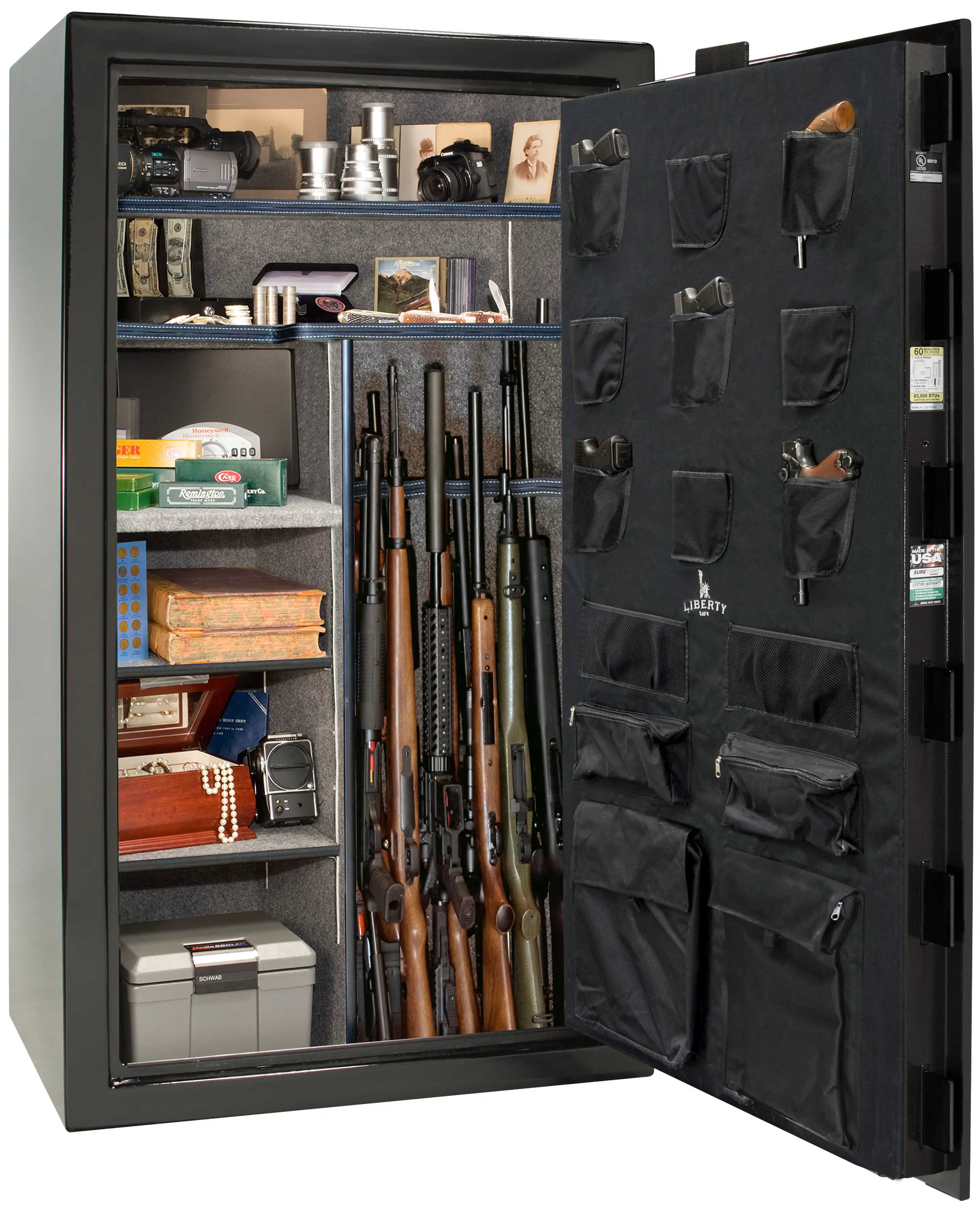 Liberty Black Texture Patriot 50 Gun Safe-2