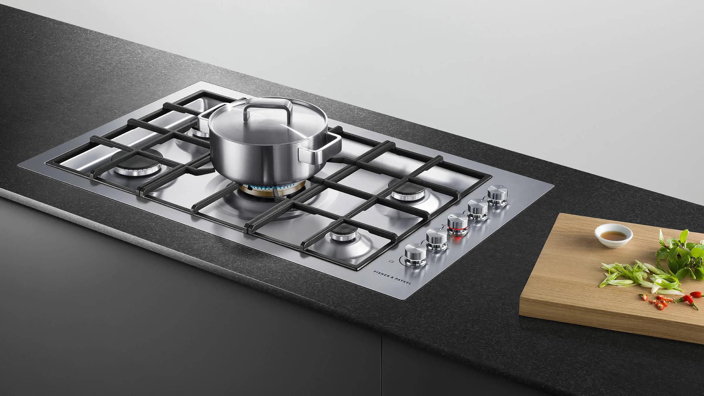 CG365DLPRX2N Fisher and Paykel Contemporary LP Cooktop - Stainless Steel 36 Inch-3