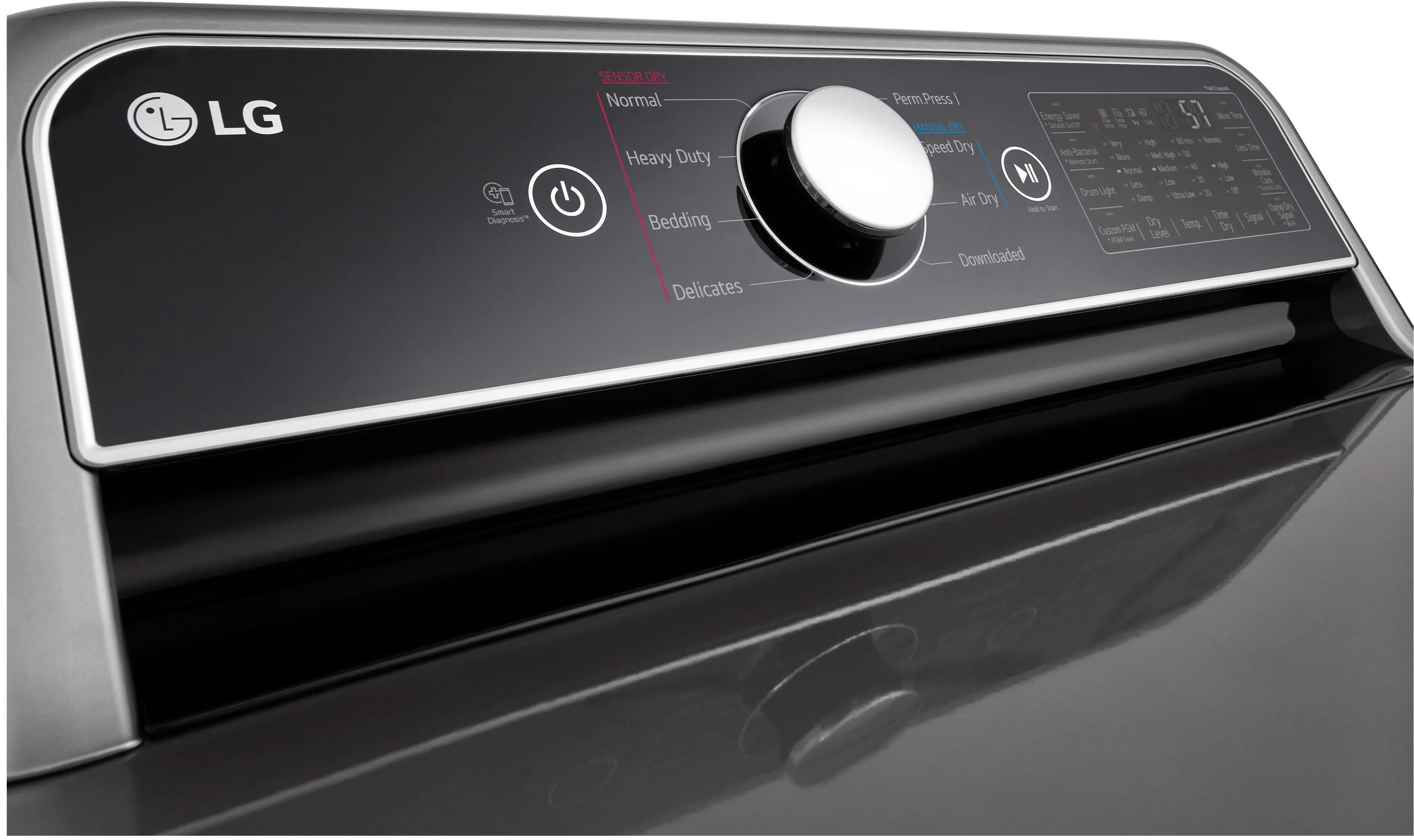 DLG7401VE LG 7.4 cu ft Gas Dryer - Graphite Steel-7