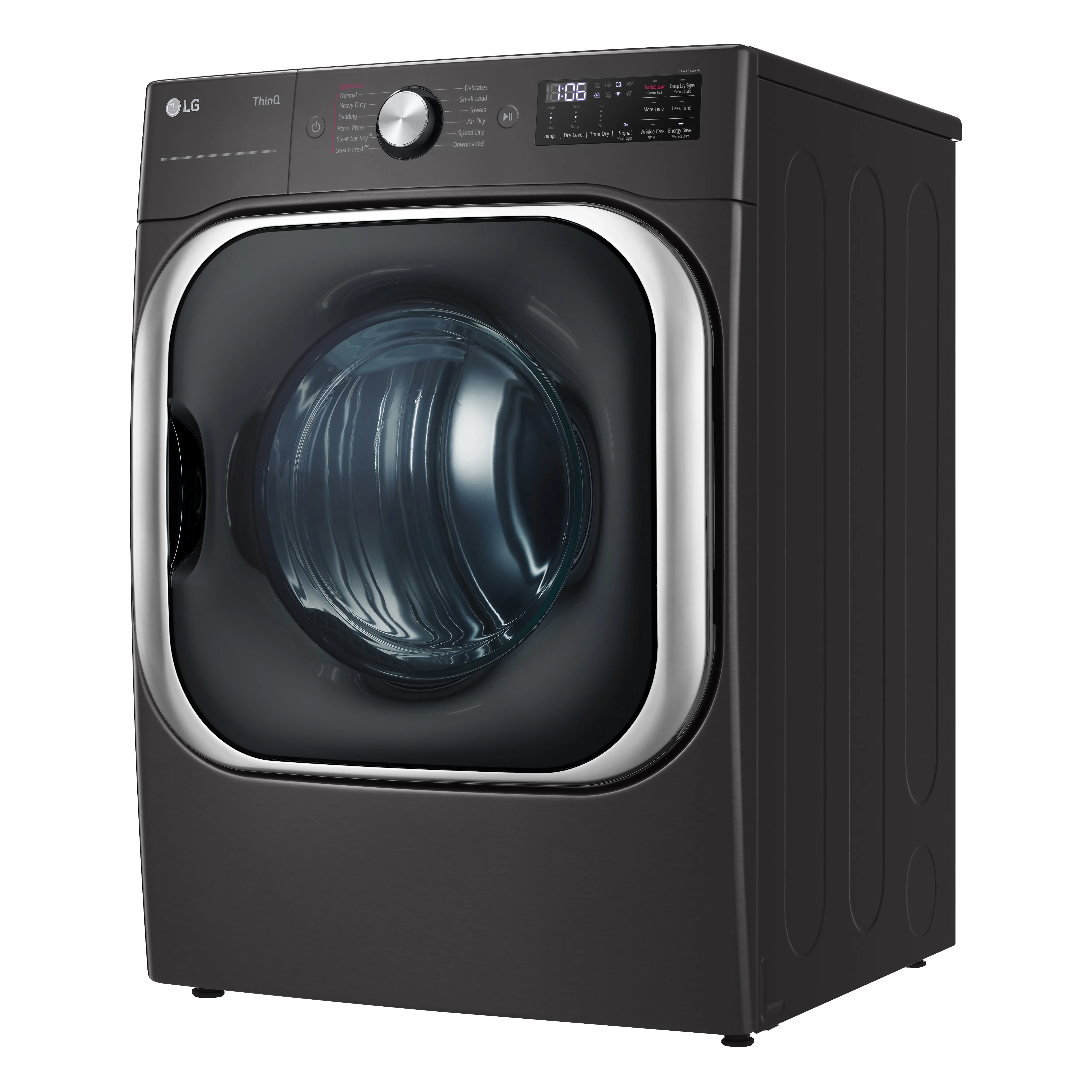DLEX8900B LG 9 cu ft Electric Dryer - Black Steel 8900B-7