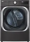 DLGX8901B LG 9 cu ft Gas Dryer - Black Steel 8900B