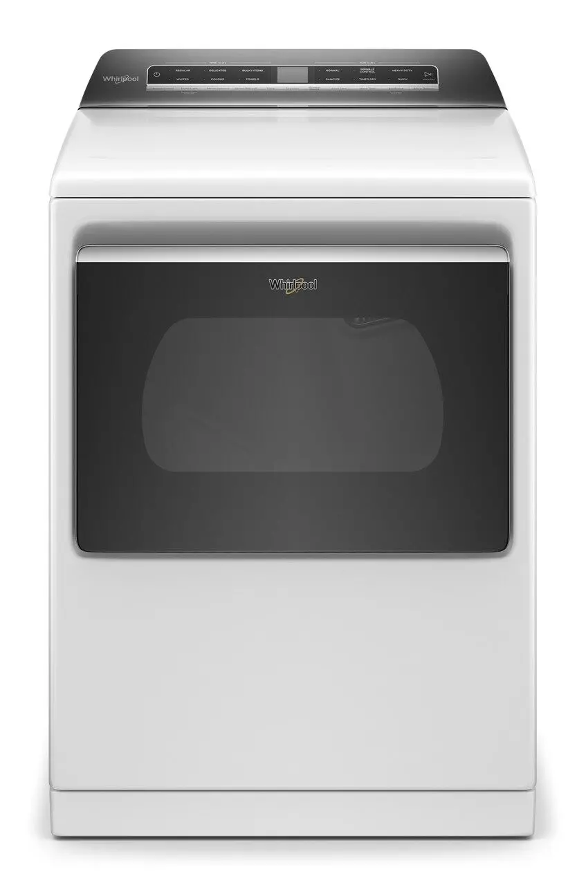 WGD8127LW Whirlpool 7.4 cu ft Gas Dryer - White W8127-1