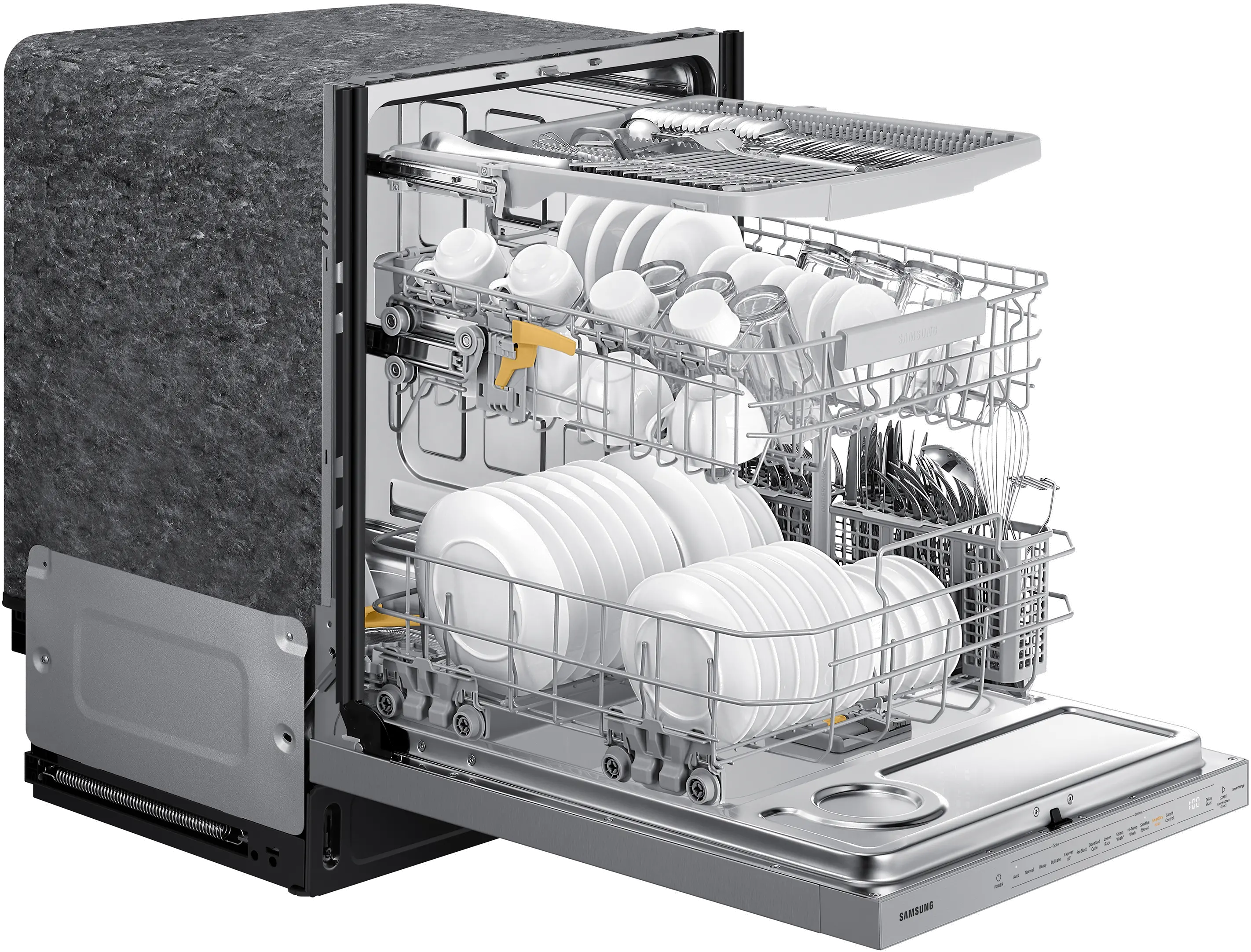 DW80B7070US Samsung Top Control Dishwasher - Stainless Steel-4