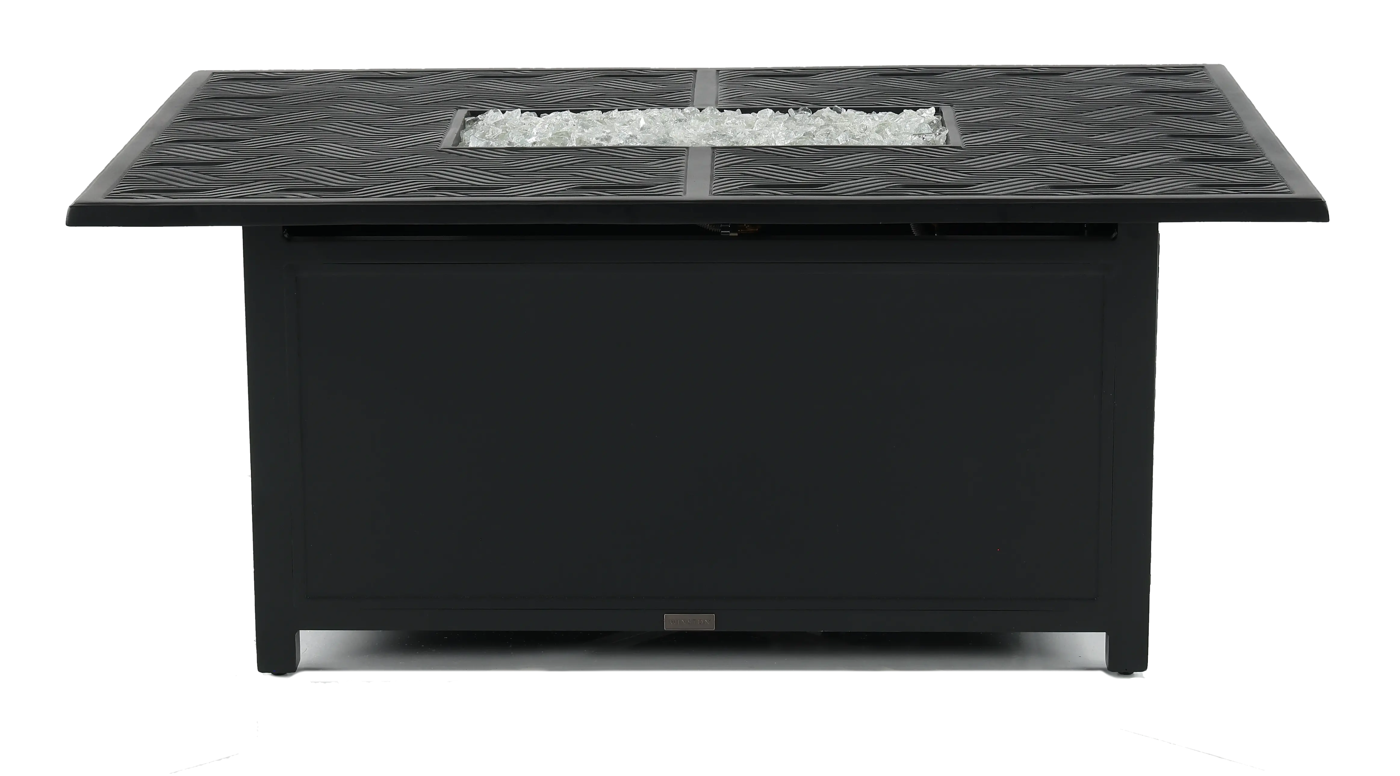 Palazzo Black Patio Firepit Table-1