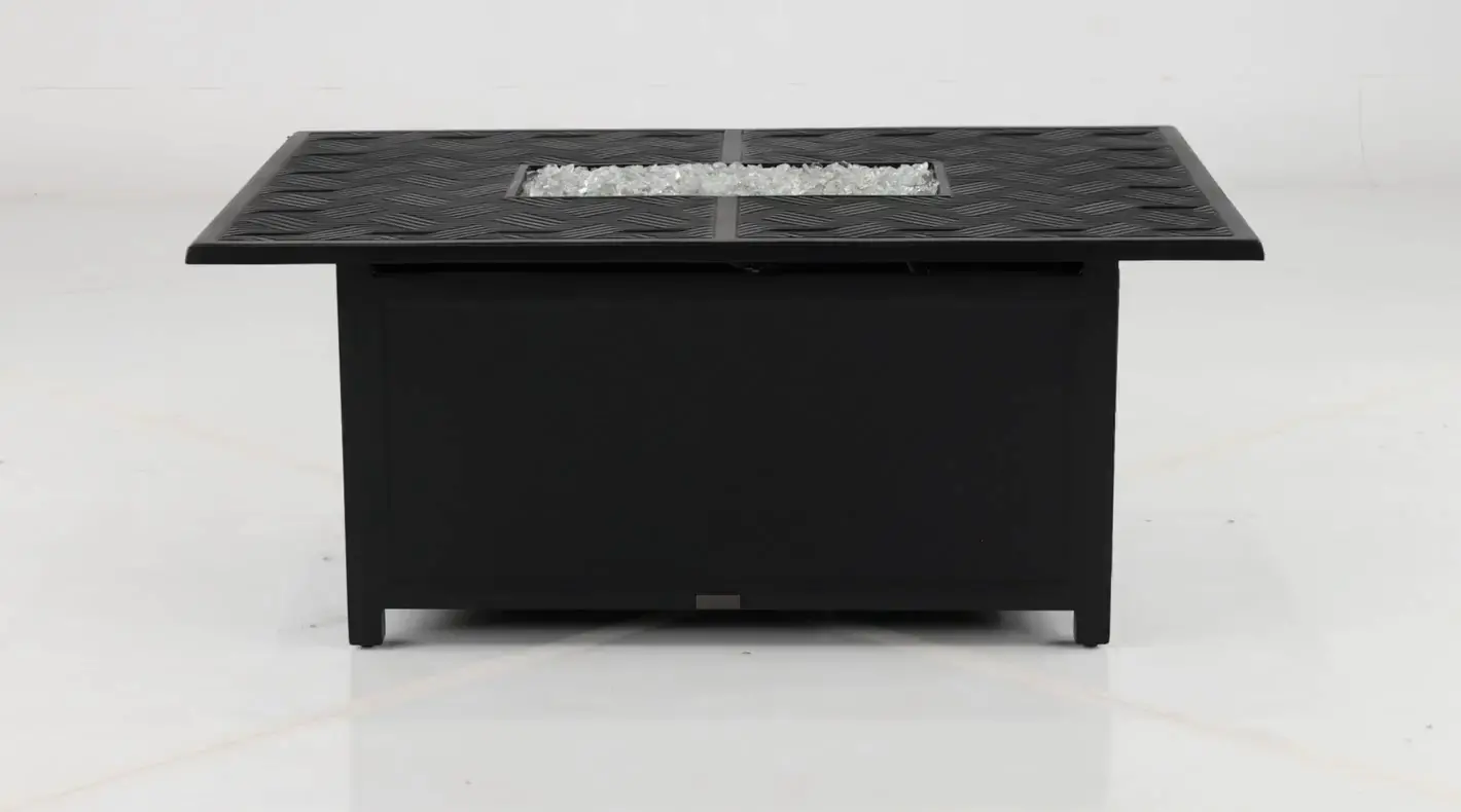 Palazzo Black Patio Firepit Table-8