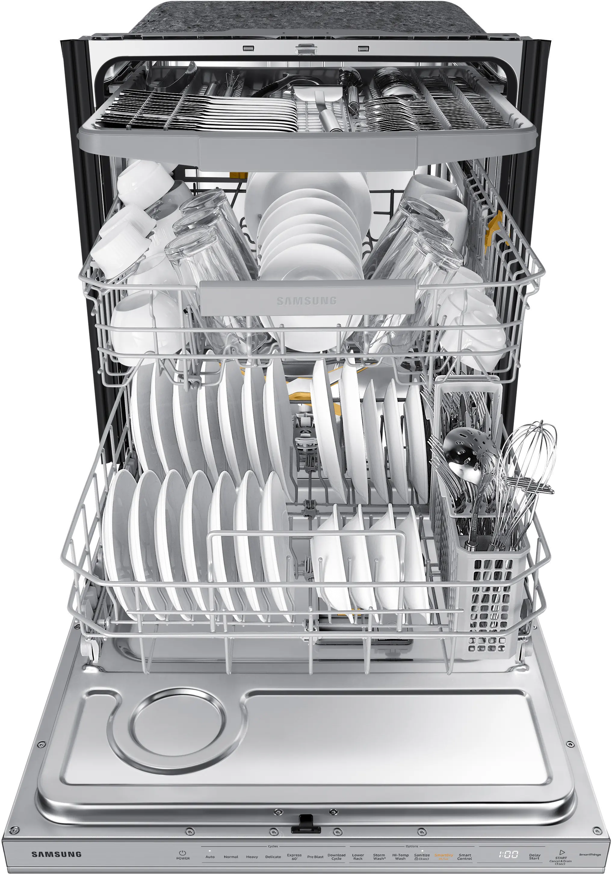 DW80B7071US Samsung Top Control Dishwasher - Stainless Steel-7
