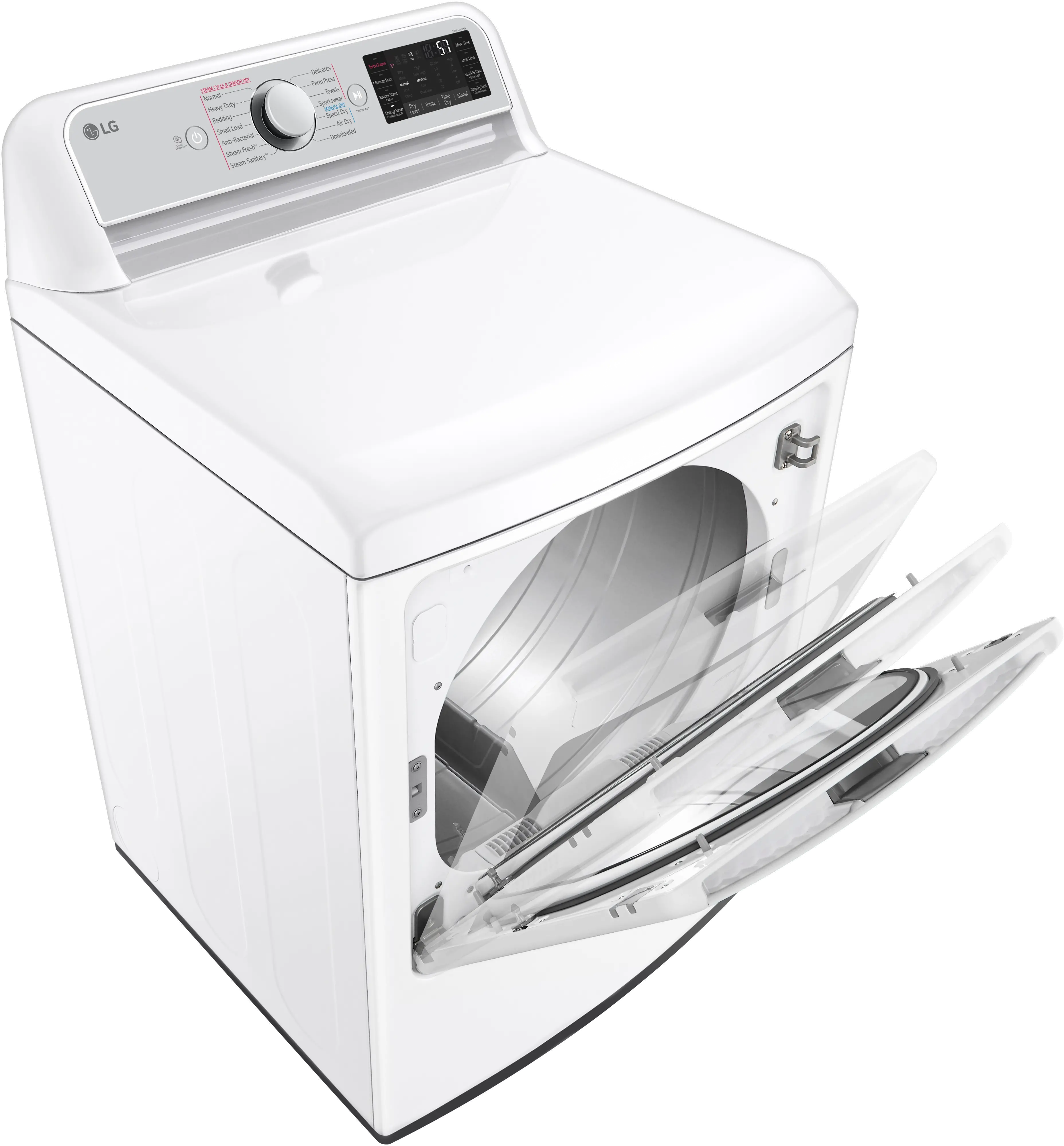 DLEX7900WE LG 7.3 cu ft Electric Dryer - White-8