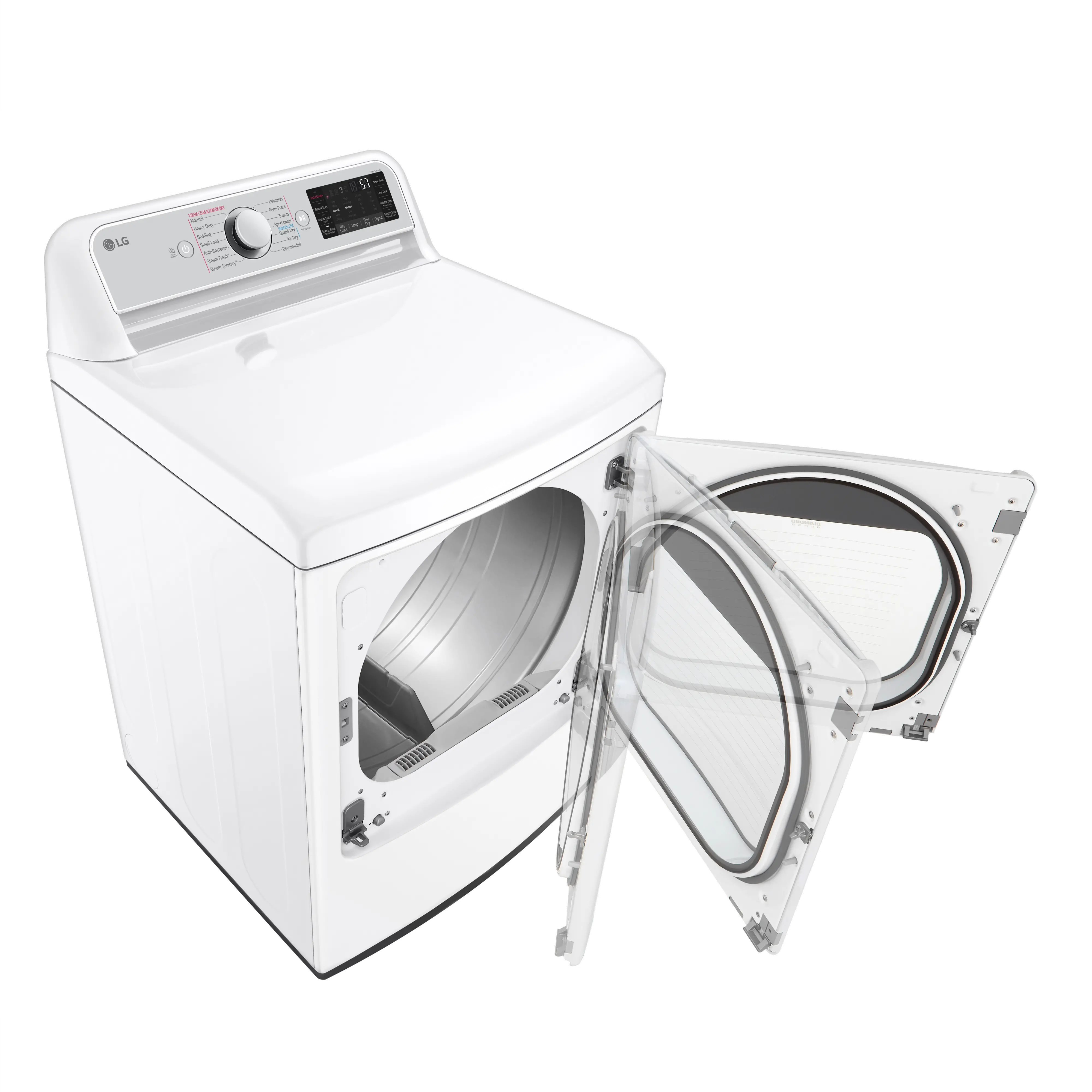 DLEX7900WE LG 7.3 cu ft Electric Dryer - White-9