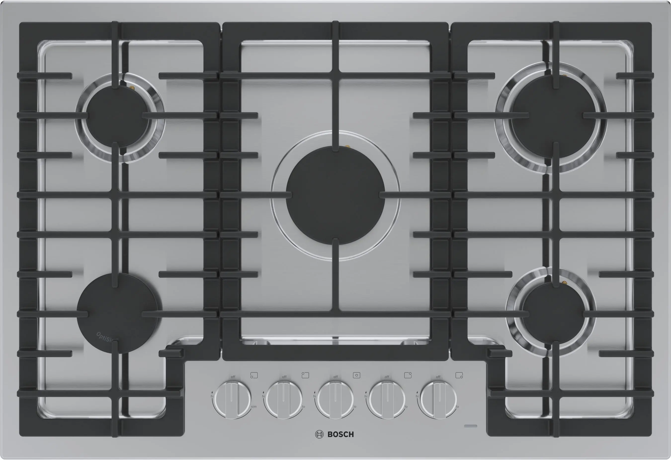 NGM5058UC Bosch 500 Series Gas Cooktop - Stainless Steel-1