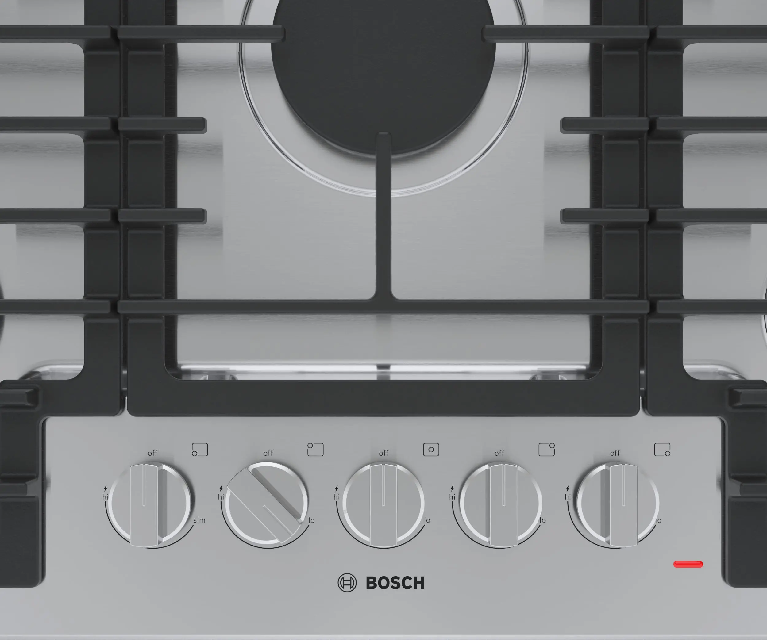 NGM5058UC Bosch 500 Series Gas Cooktop - Stainless Steel-3