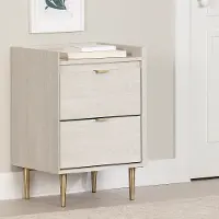 13531 Hype White 2-Drawer Nightstand - South Shore