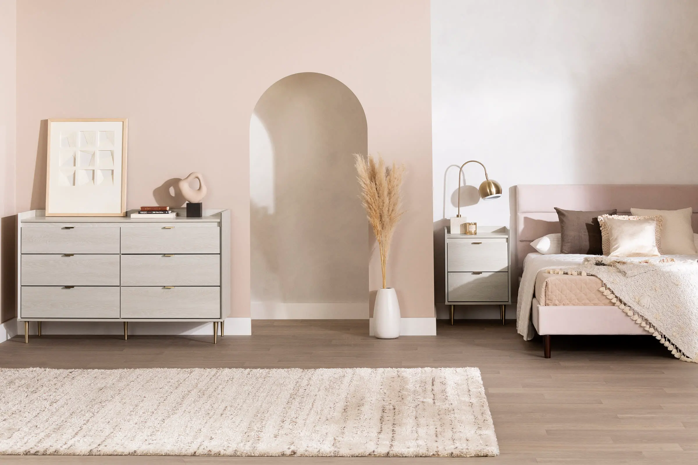 13532 Hype White 6-Drawer Dresser - South Shore-3