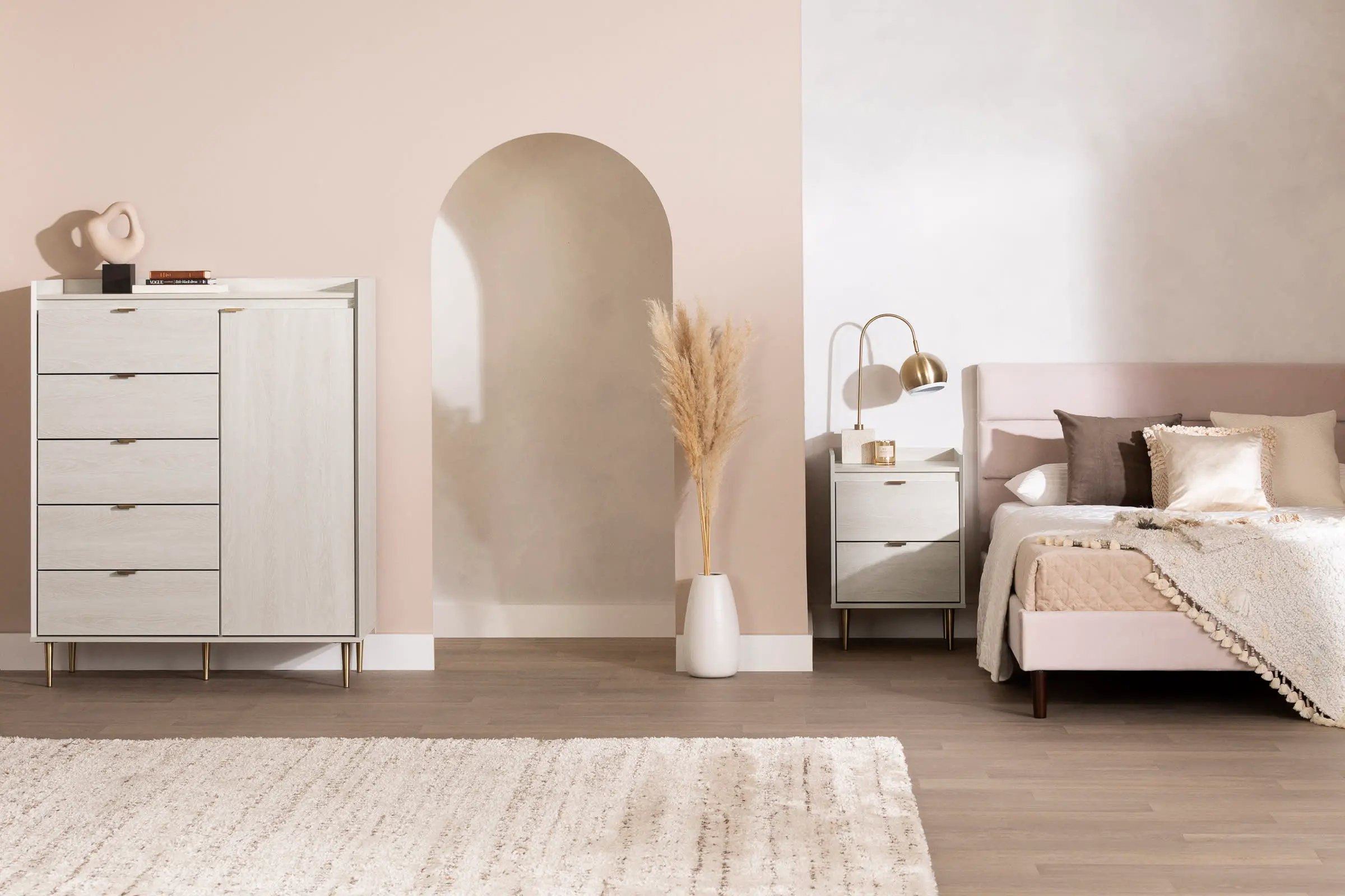 13533 Hype White Door Chest with 5 Drawers - South Shore-7