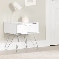 13548 Slendel White Nightstand - South Shore