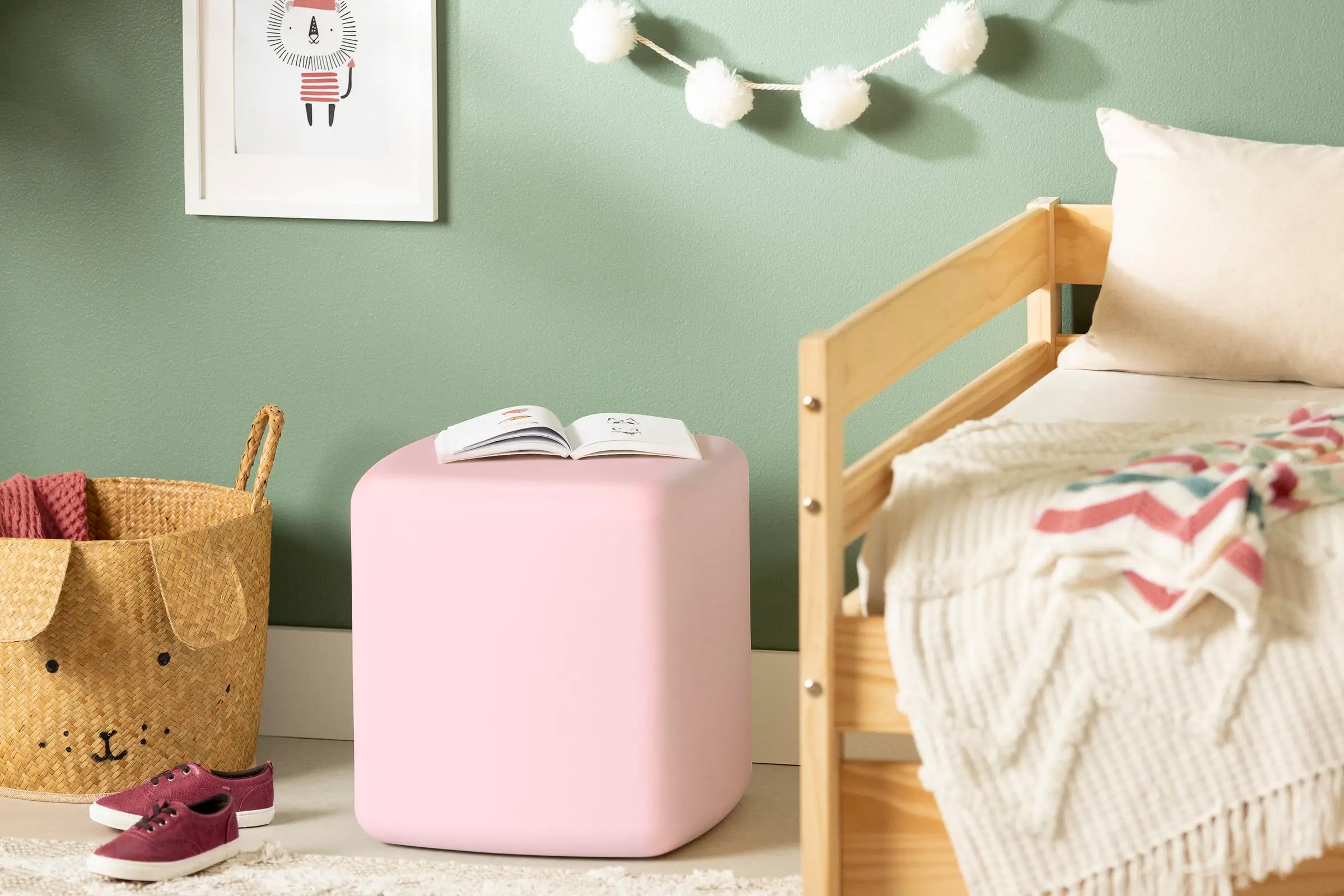 14266 Sweedi Kids Pink Stool - South Shore-3