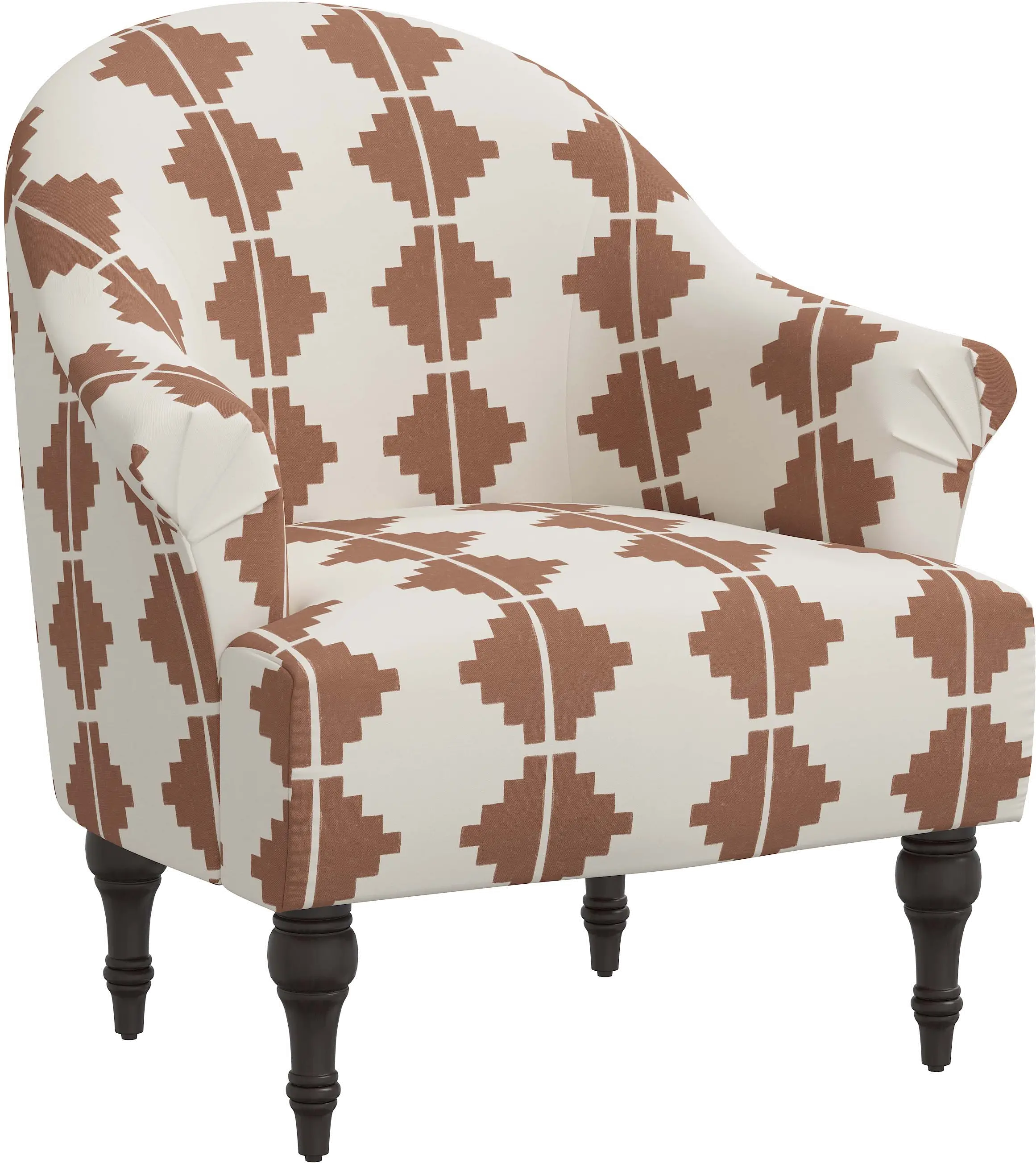 51-1AZTTRCOGA Lila Terracotta Aztec Accent Chair - Skyline Furniture-1
