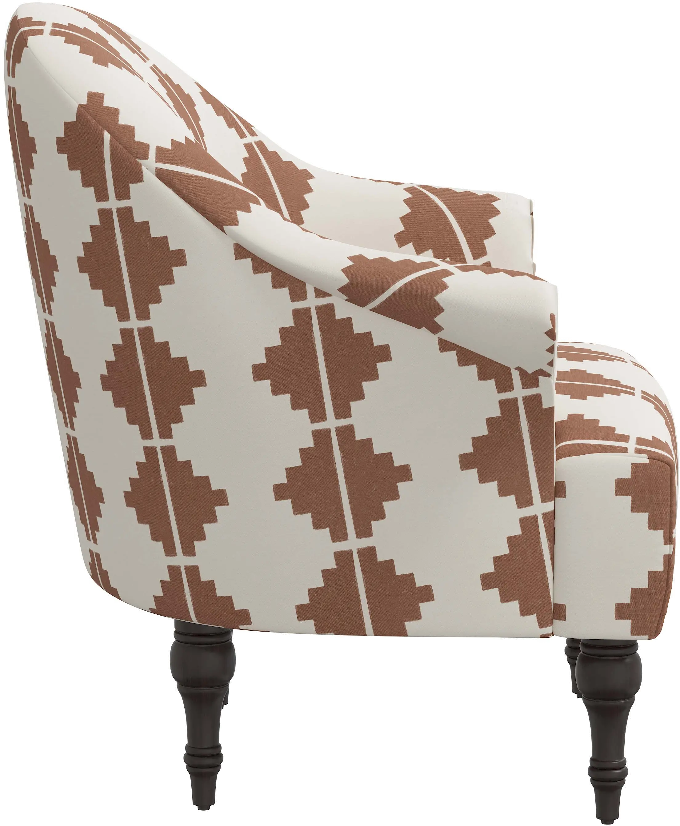 51-1AZTTRCOGA Lila Terracotta Aztec Accent Chair - Skyline Furniture-4