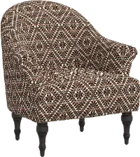 51-1MNNTROGA Lila Neutral Diamond Accent Chair - Skyline Furniture